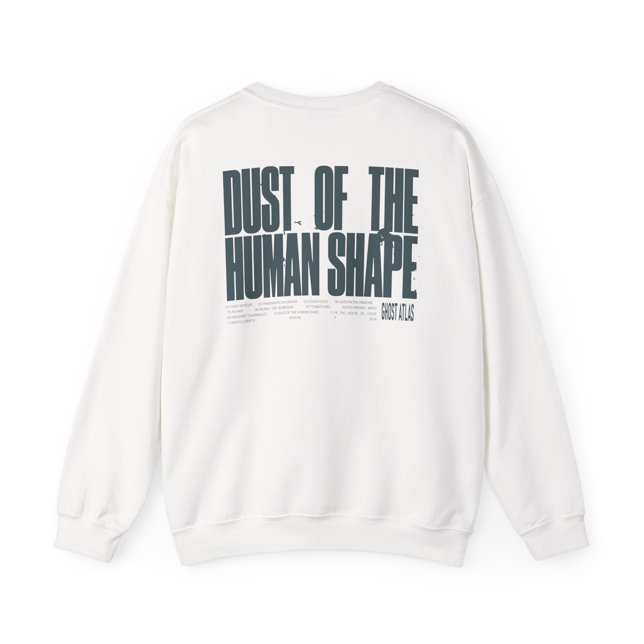 Ghost Atlas Dust of the Human Shape Unisex Heavy Blendâ„¢ Crewneck Sweatshirt