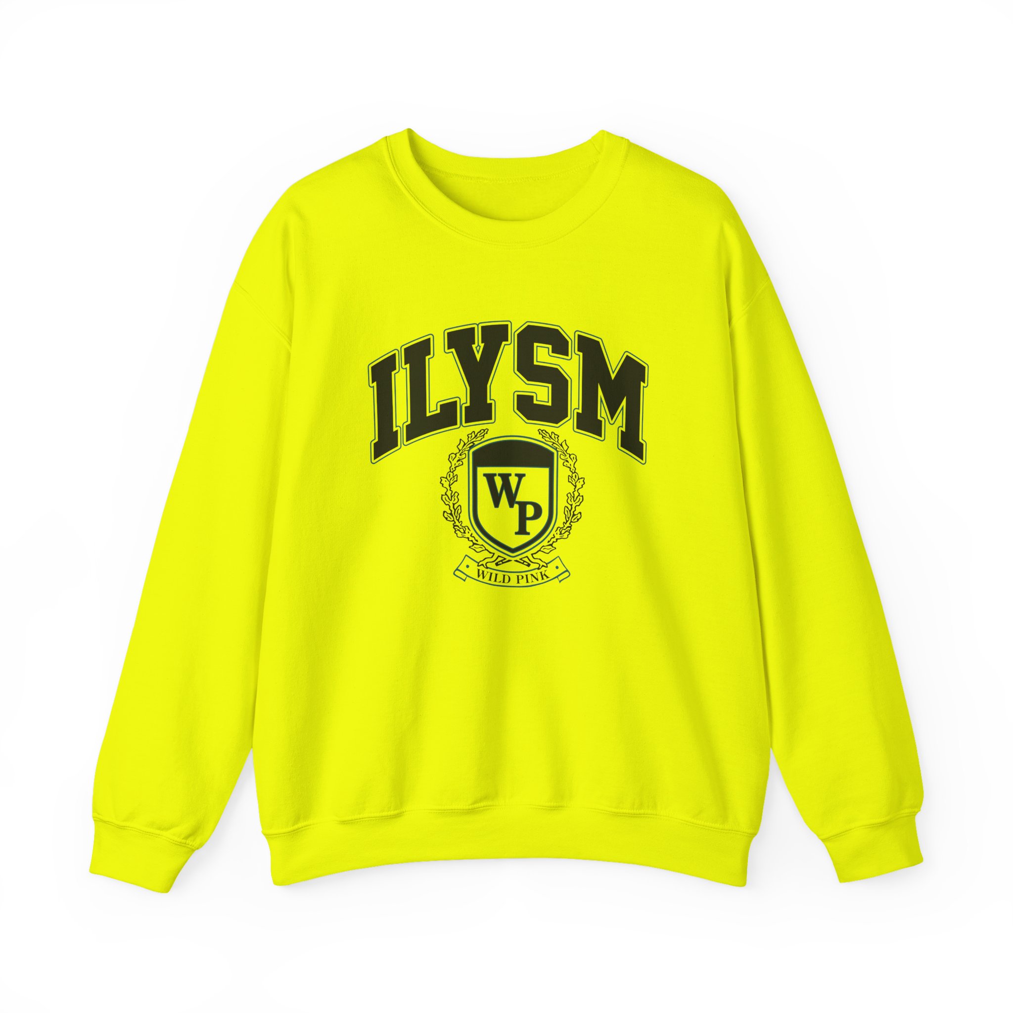 Wild Pink Ilysm Crew Collegiate Unisex Heavy Blendâ„¢ Crewneck Sweatshirt
