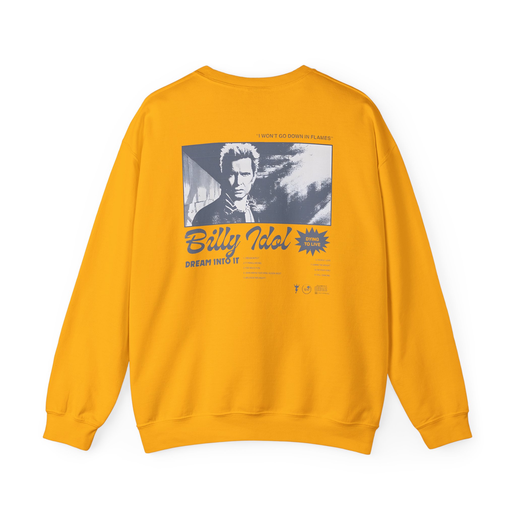 Billy Idol Billy Script Unisex Heavy Blendâ„¢ Crewneck Sweatshirt