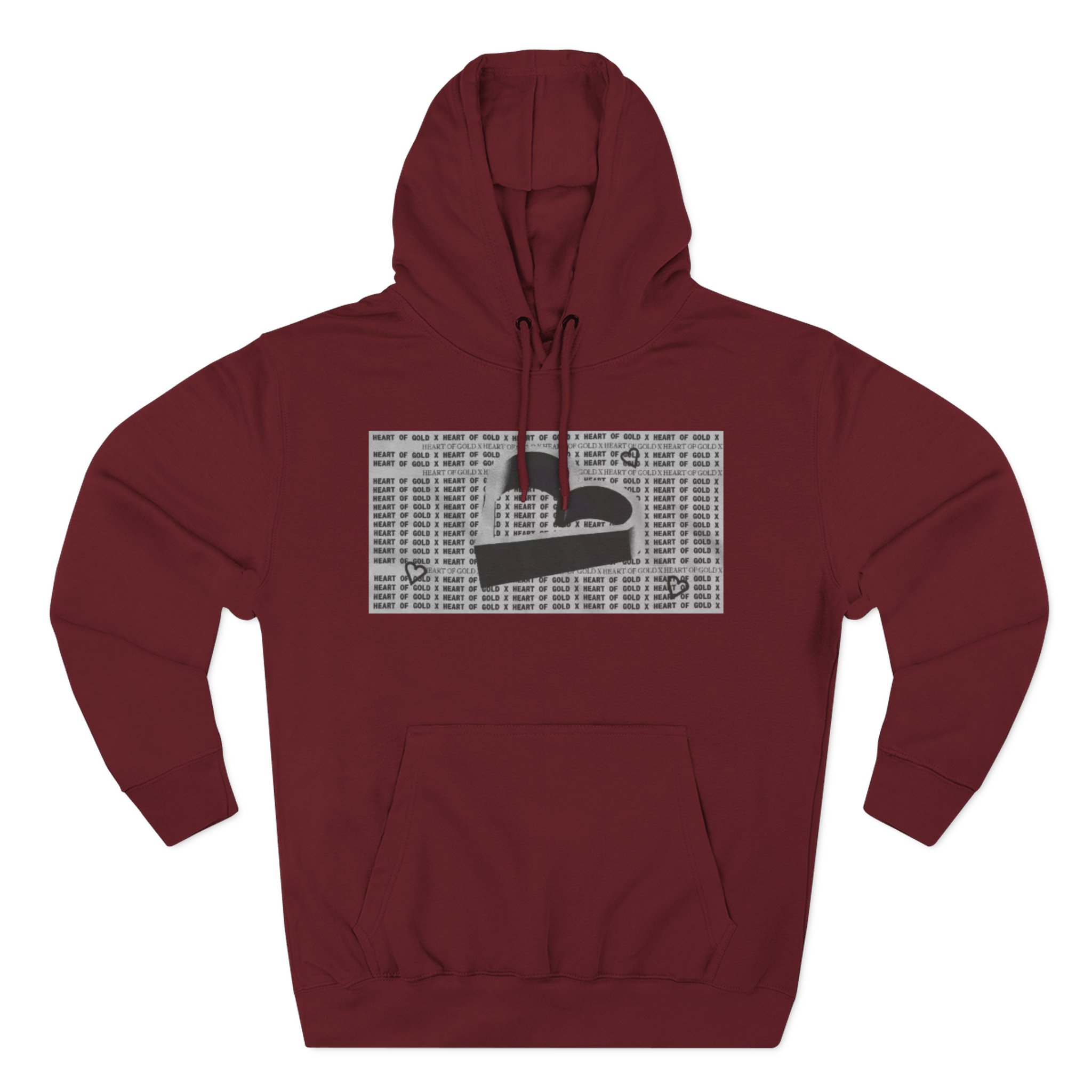 Mumbo Jumbo Heart of Grunge Three-Panel Fleece Hoodie