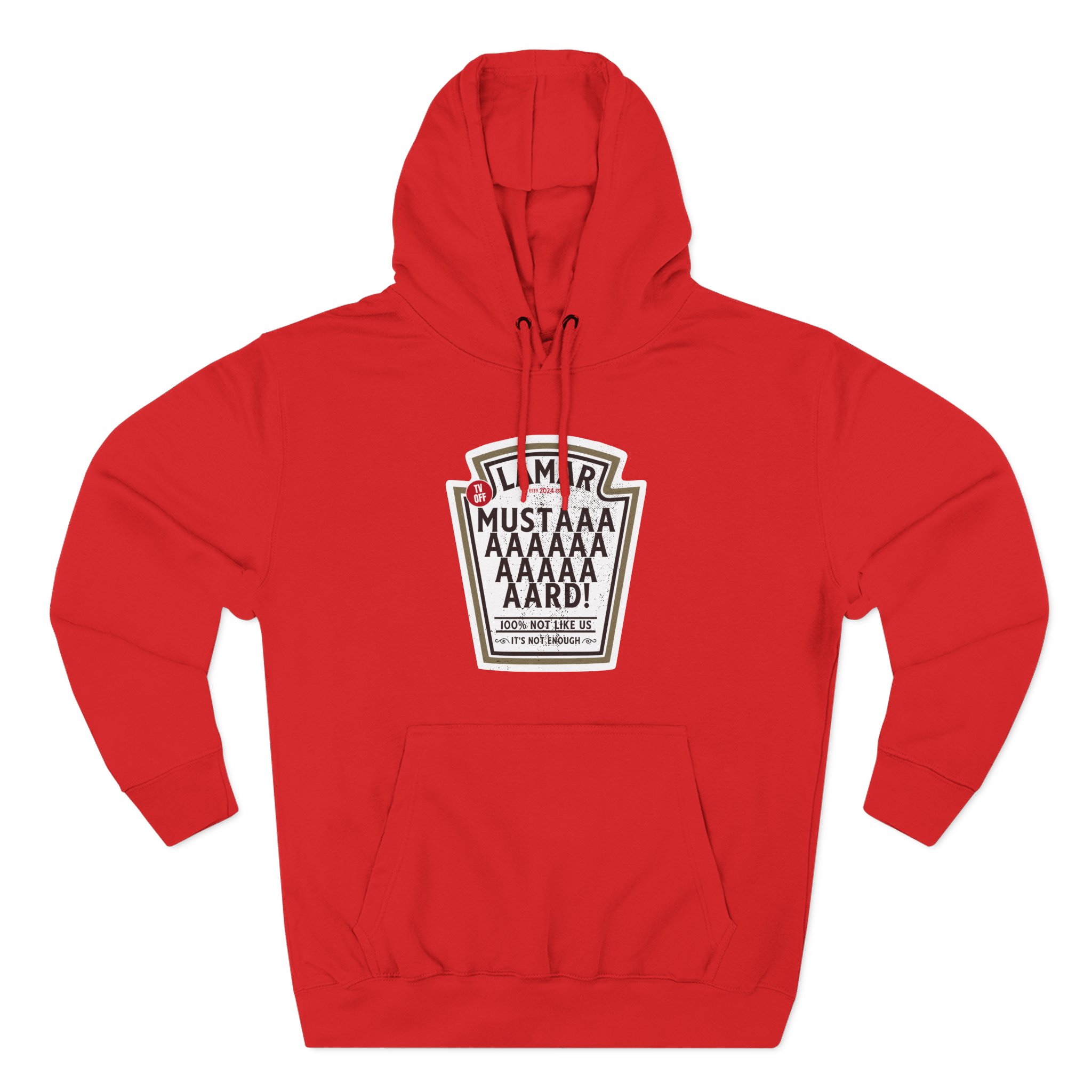 Kendrick Lamar Mustard Tv Off Three-Panel Fleece Hoodie