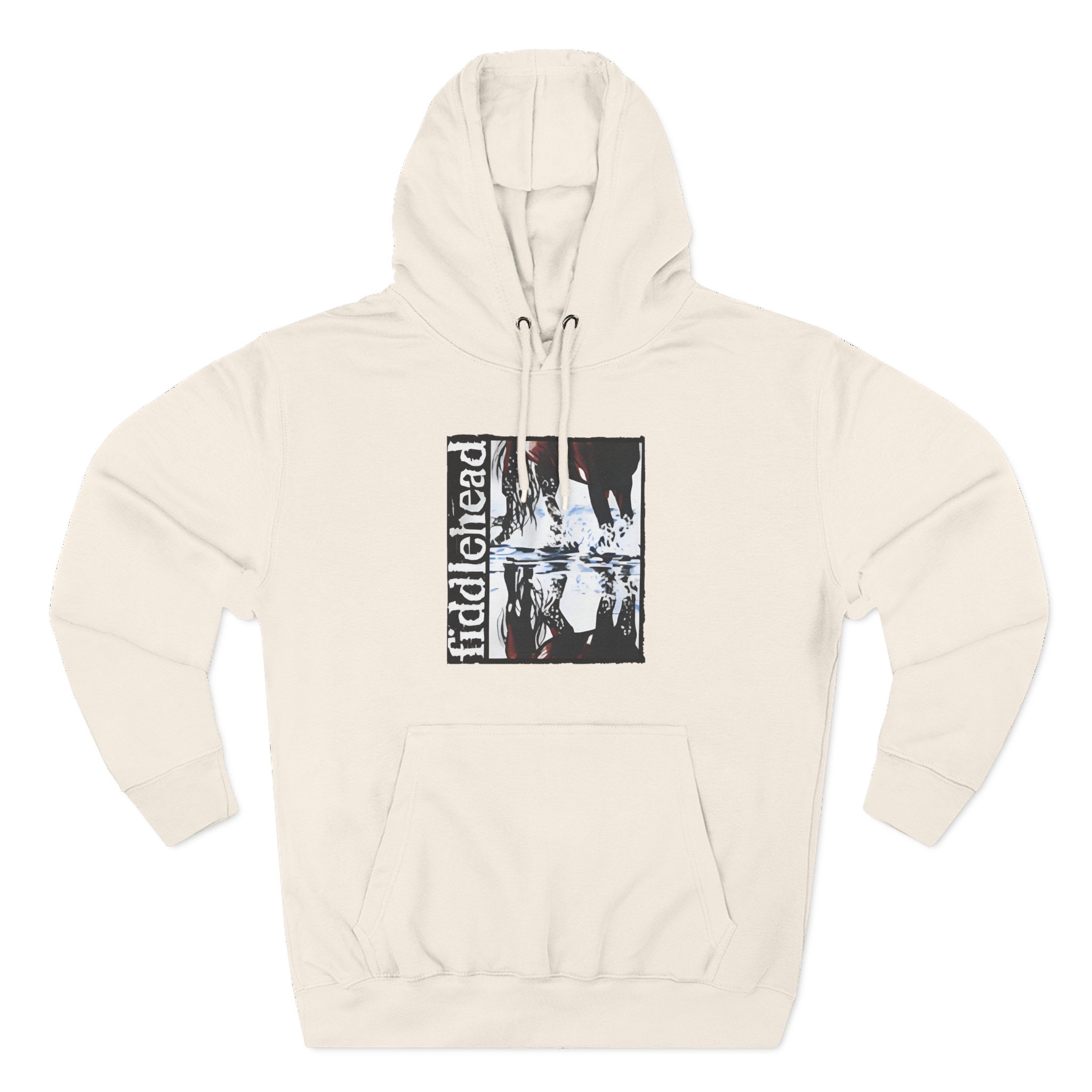 Fiddlehead Horse Three-Panel Fleece Hoodie