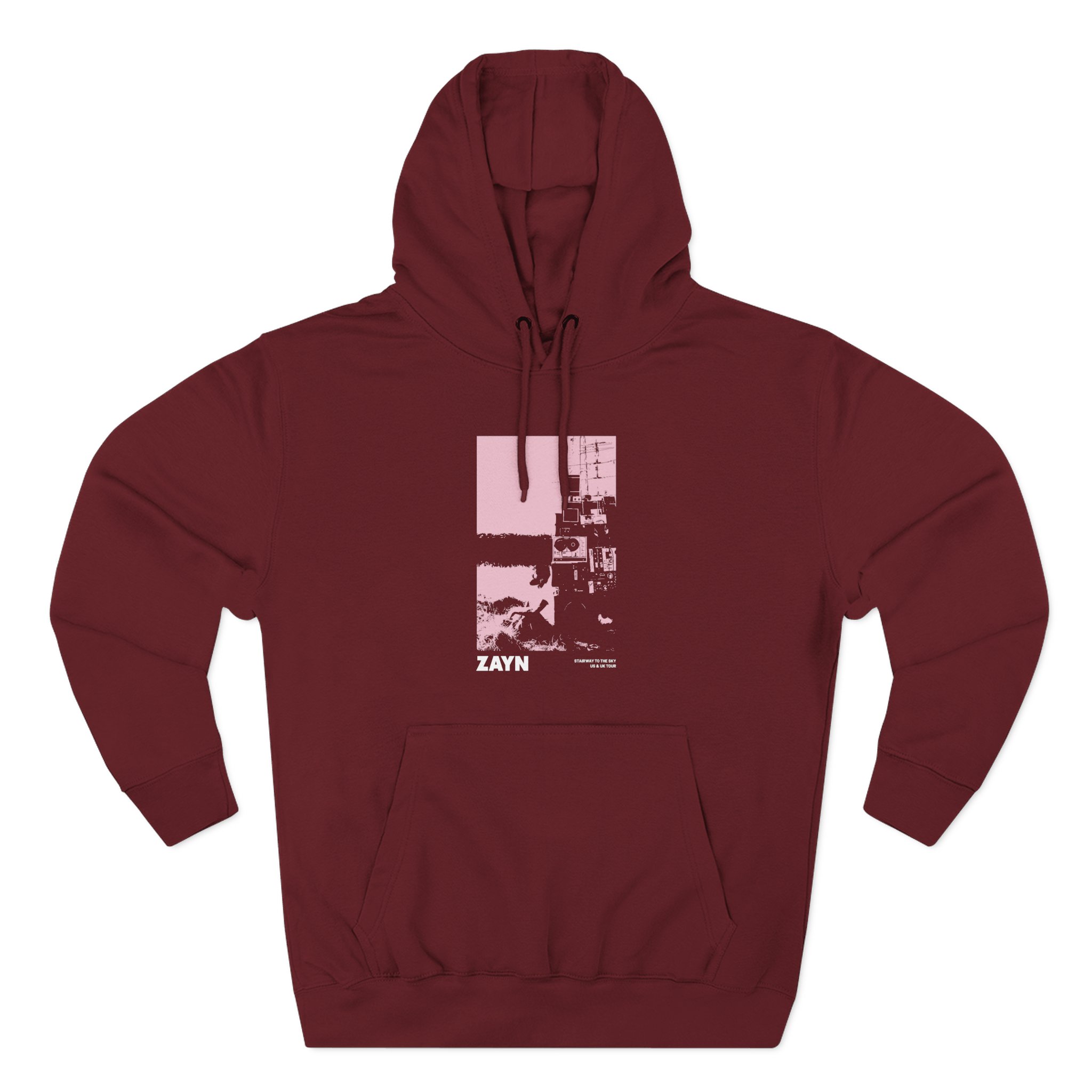 Zayn Malik Antenna Itin Faded Three-Panel Fleece Hoodie