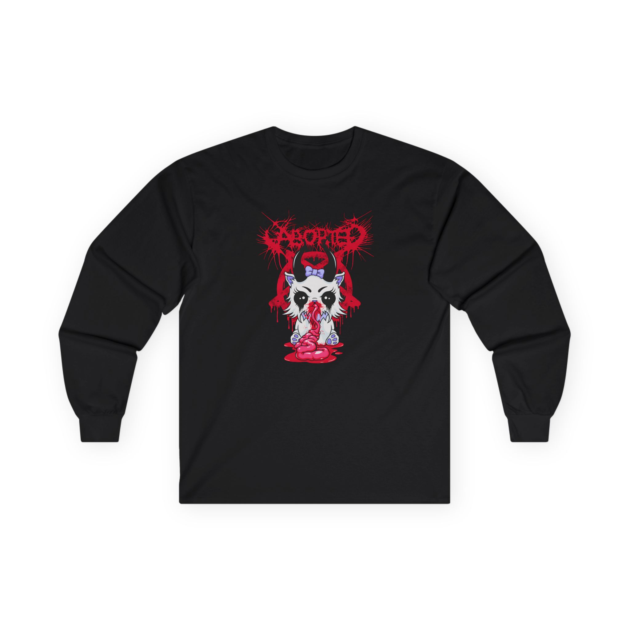 Aborted Grimkitty Unisex Ultra Cotton Long Sleeve Tee