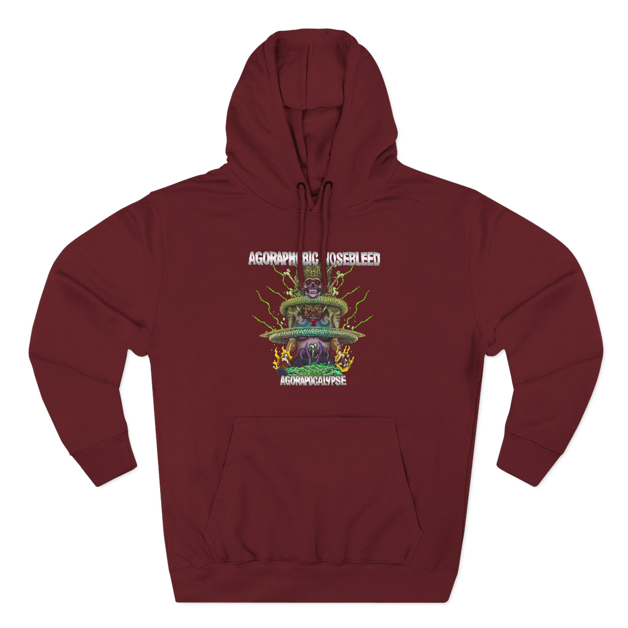 Agoraphobic Nosebleed Agorapocalypse Three-Panel Fleece Hoodie
