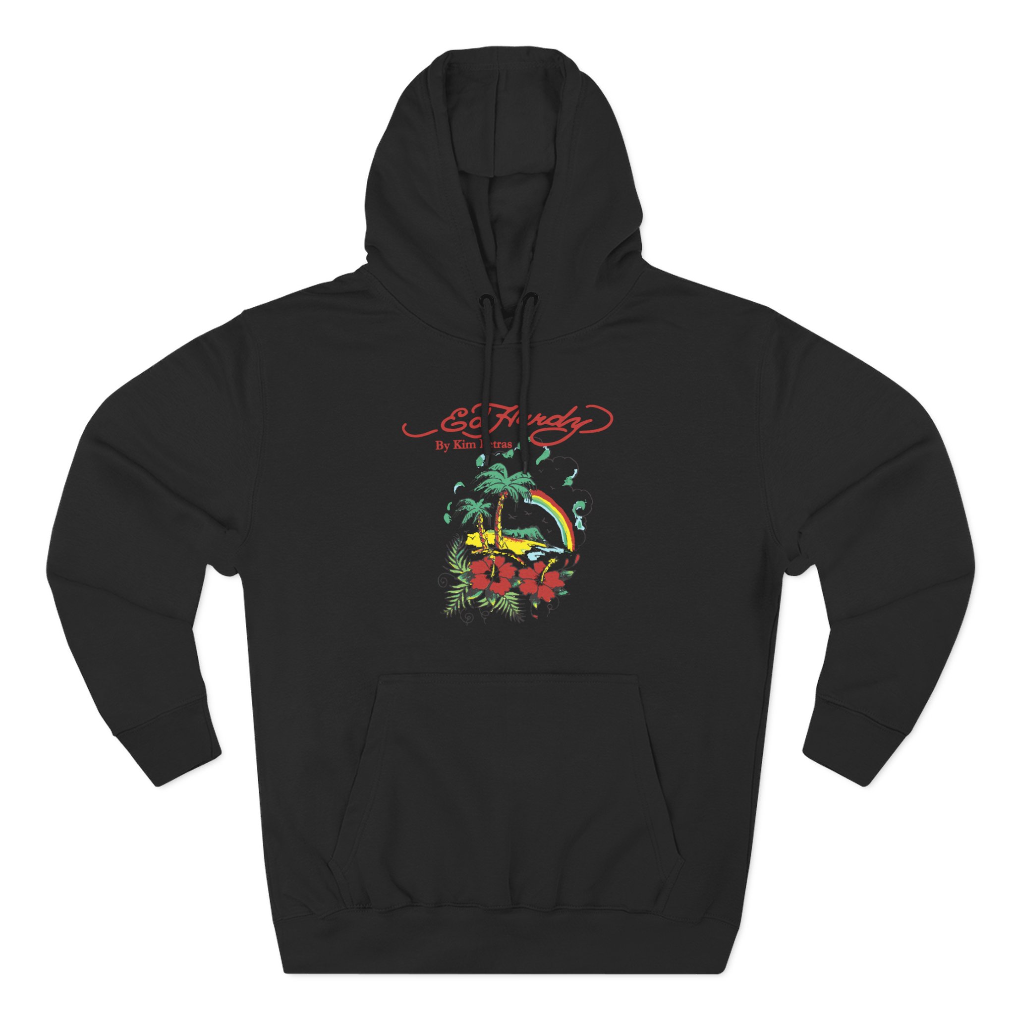 Kim Petras Tropical Scene Lettuce Three-Panel Fleece Hoodie