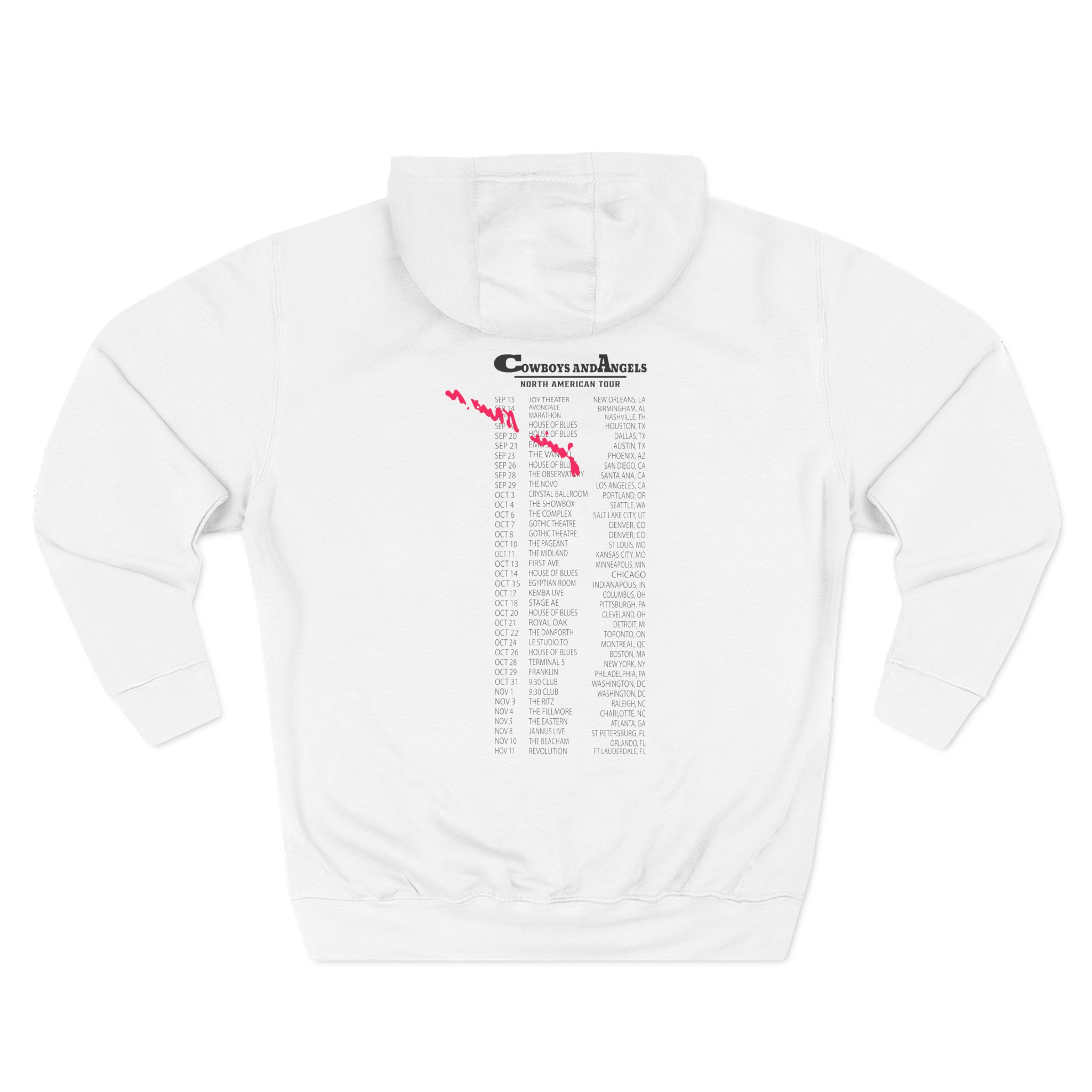 Jessie Murph Cowboys & Angels Tour Three-Panel Fleece Hoodie