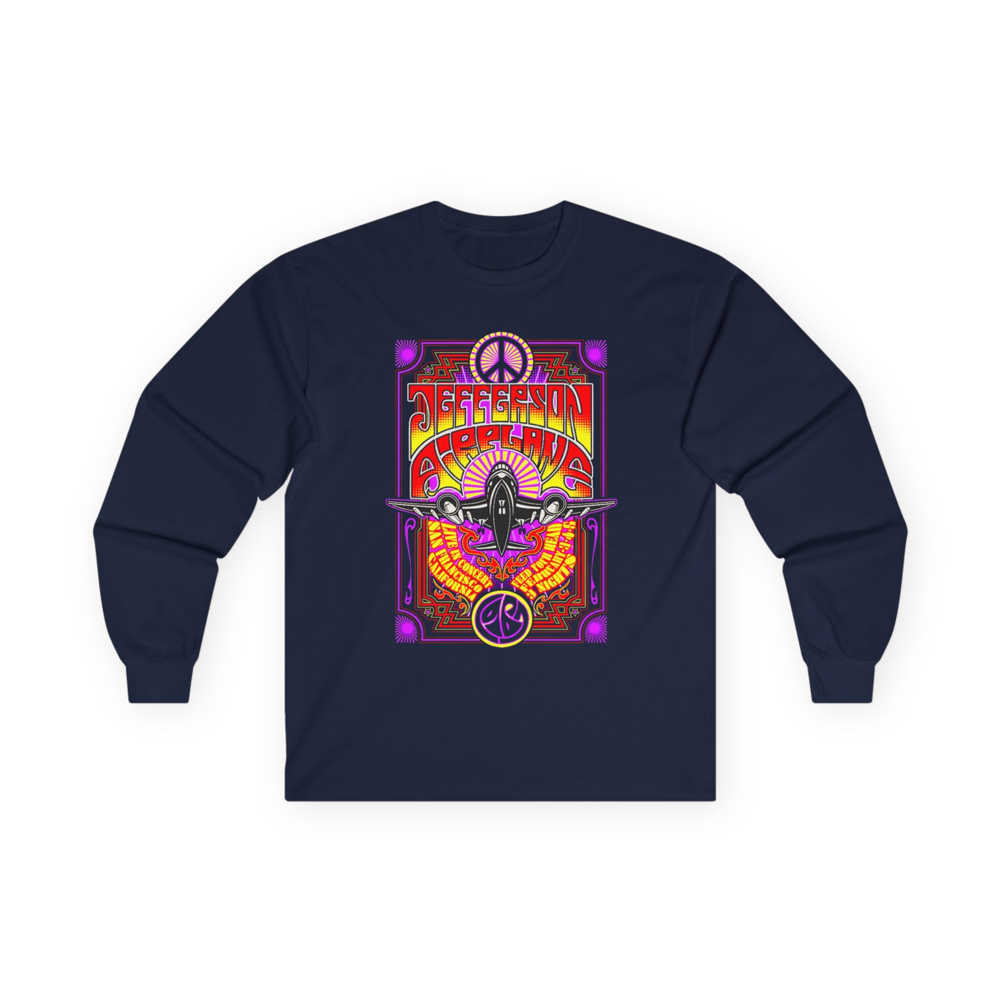 Jefferson Airplane Unisex Ultra Cotton Long Sleeve Tee