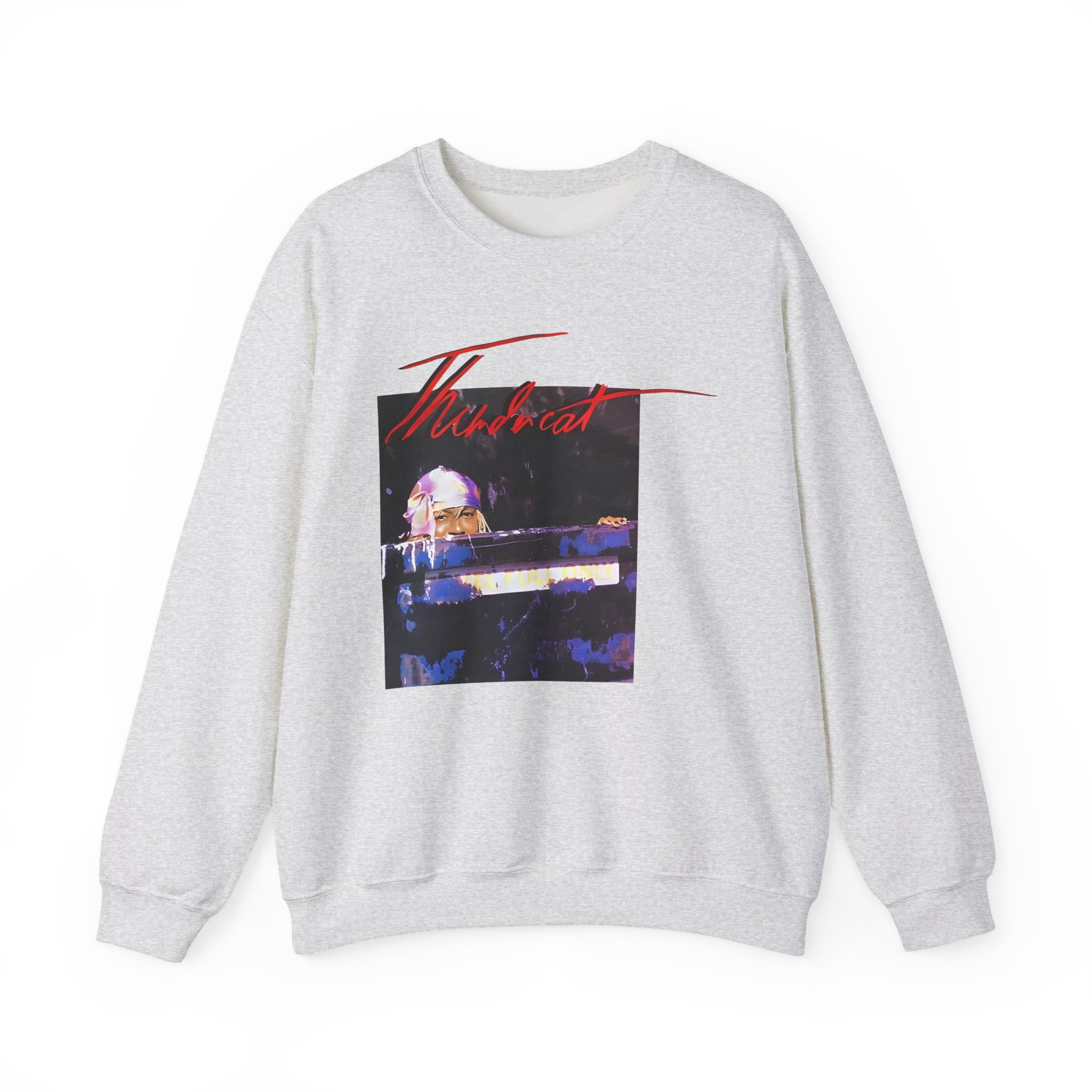 Thundercat Durag Dumpster Fire Unisex Heavy Blendâ„¢ Crewneck Sweatshirt