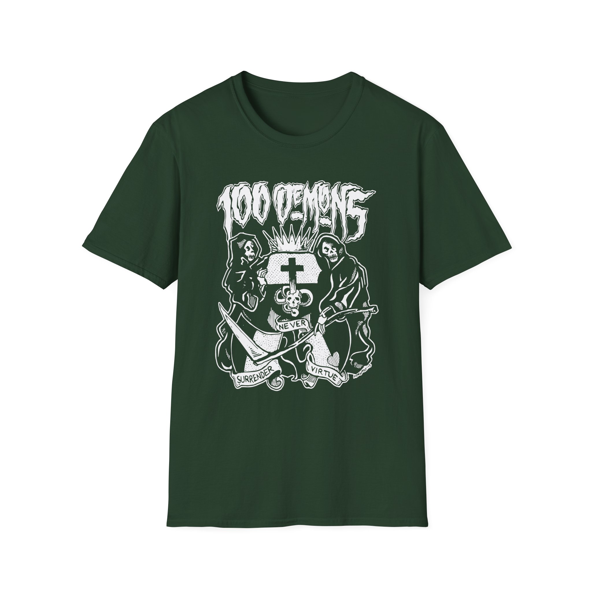 100 Demons Unisex Softstyle T-Shirt