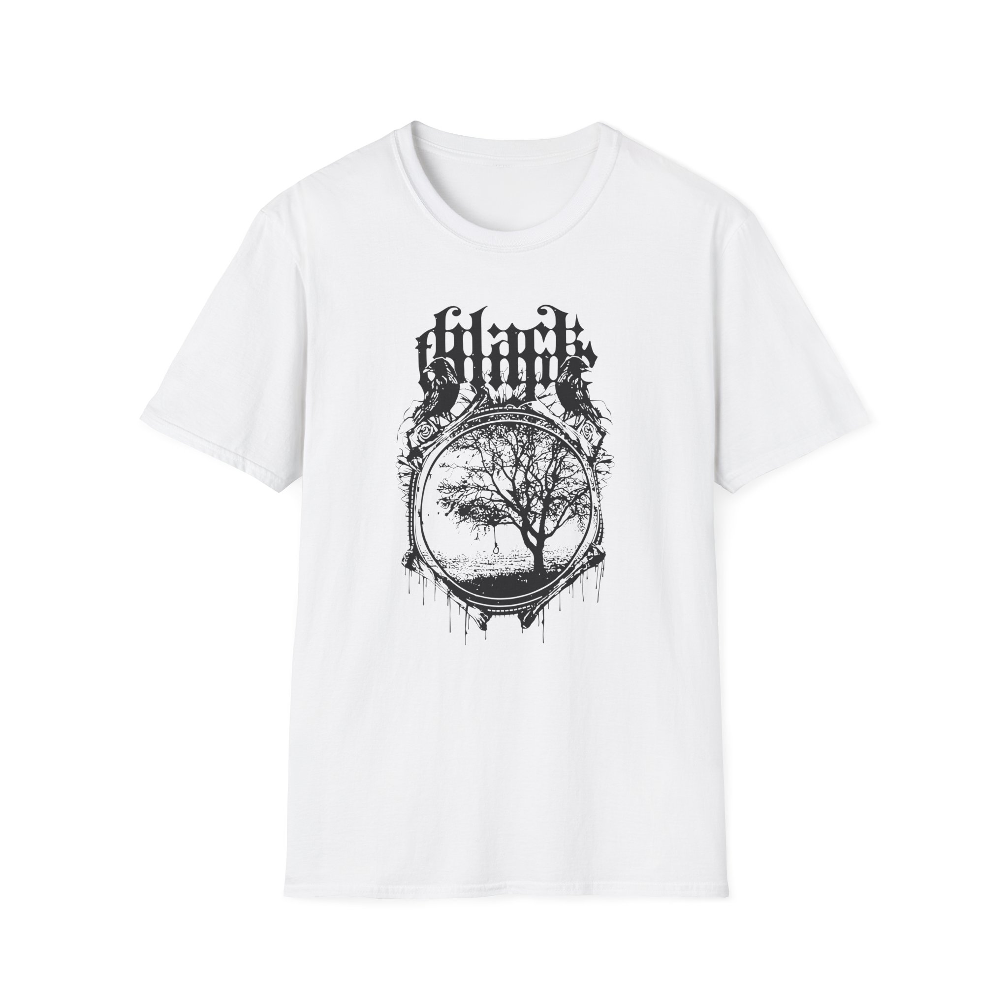 Black Tongue Murder Of Crows Unisex Softstyle T-Shirt