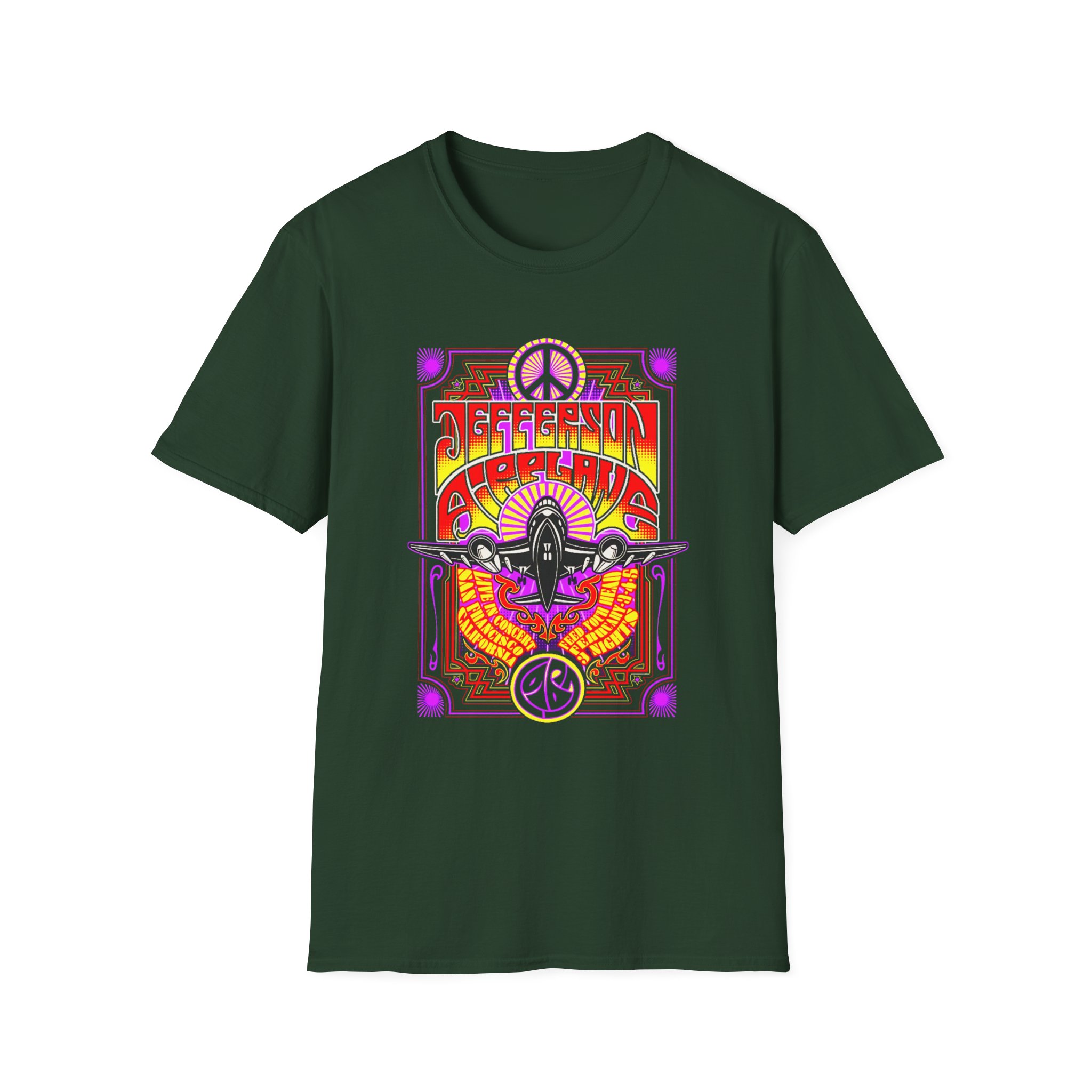 Jefferson Airplane Unisex Softstyle T-Shirt