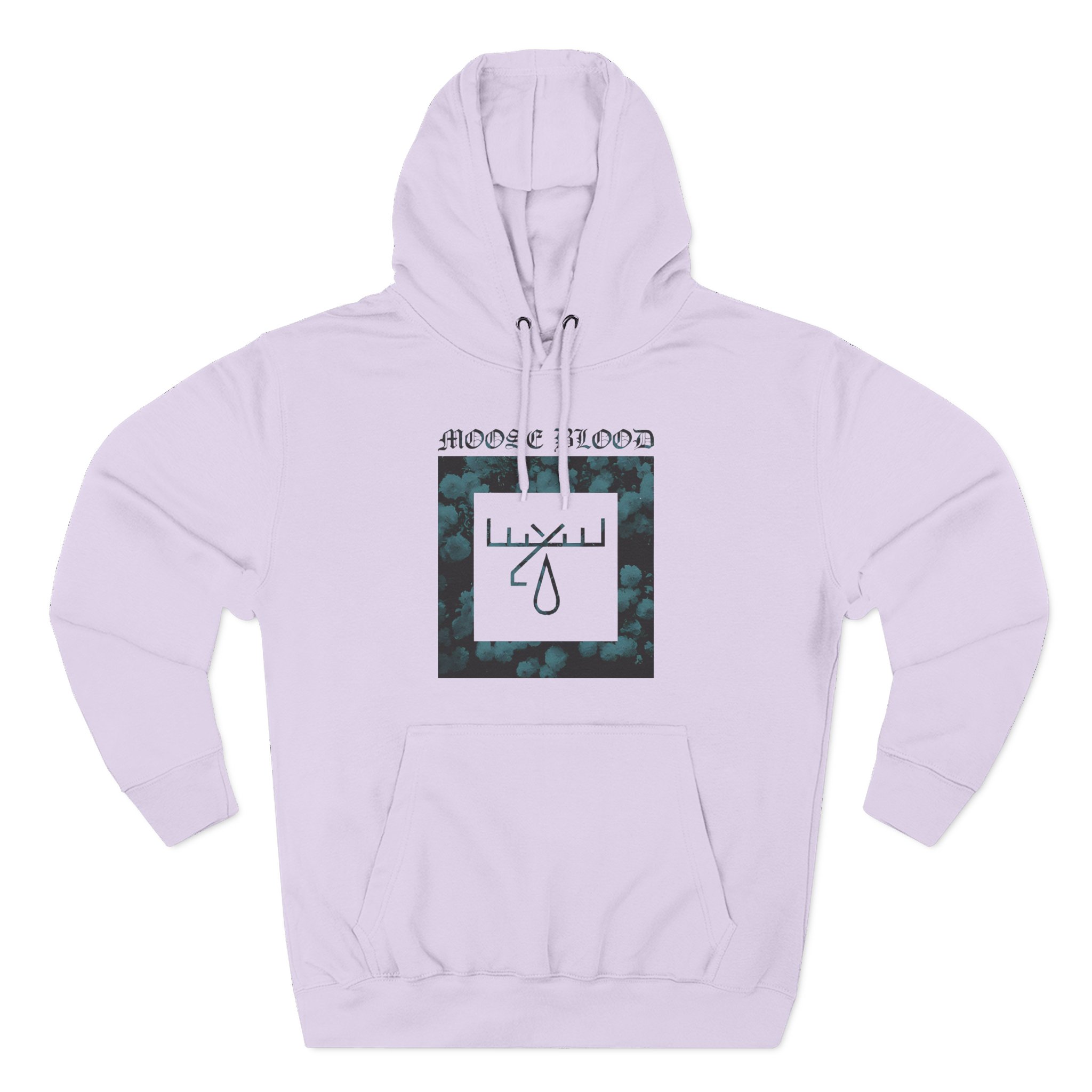 Moose Blood Garden Logo Three-Panel Fleece Hoodie