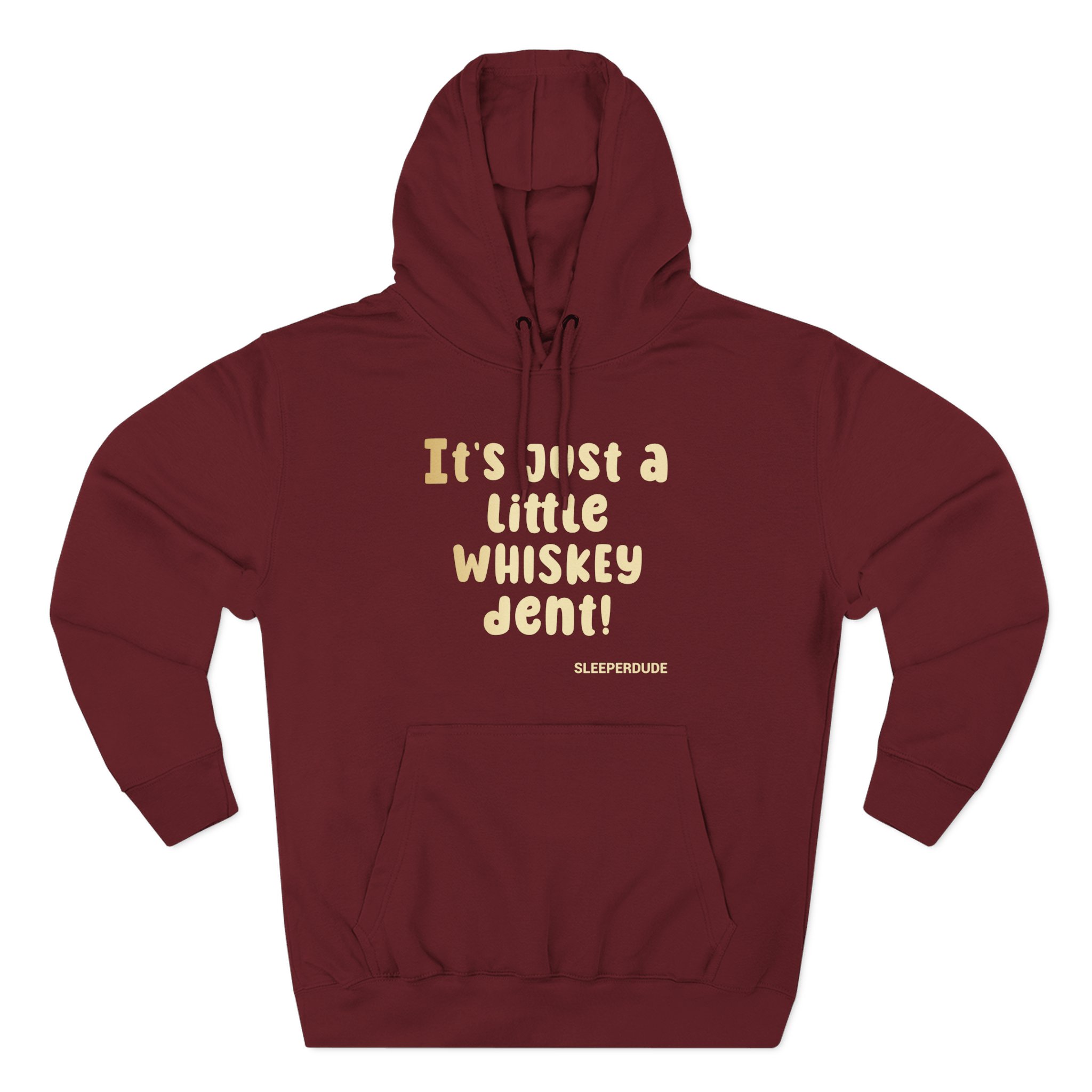 Sleeperdude Whiskey Dent Three-Panel Fleece Hoodie
