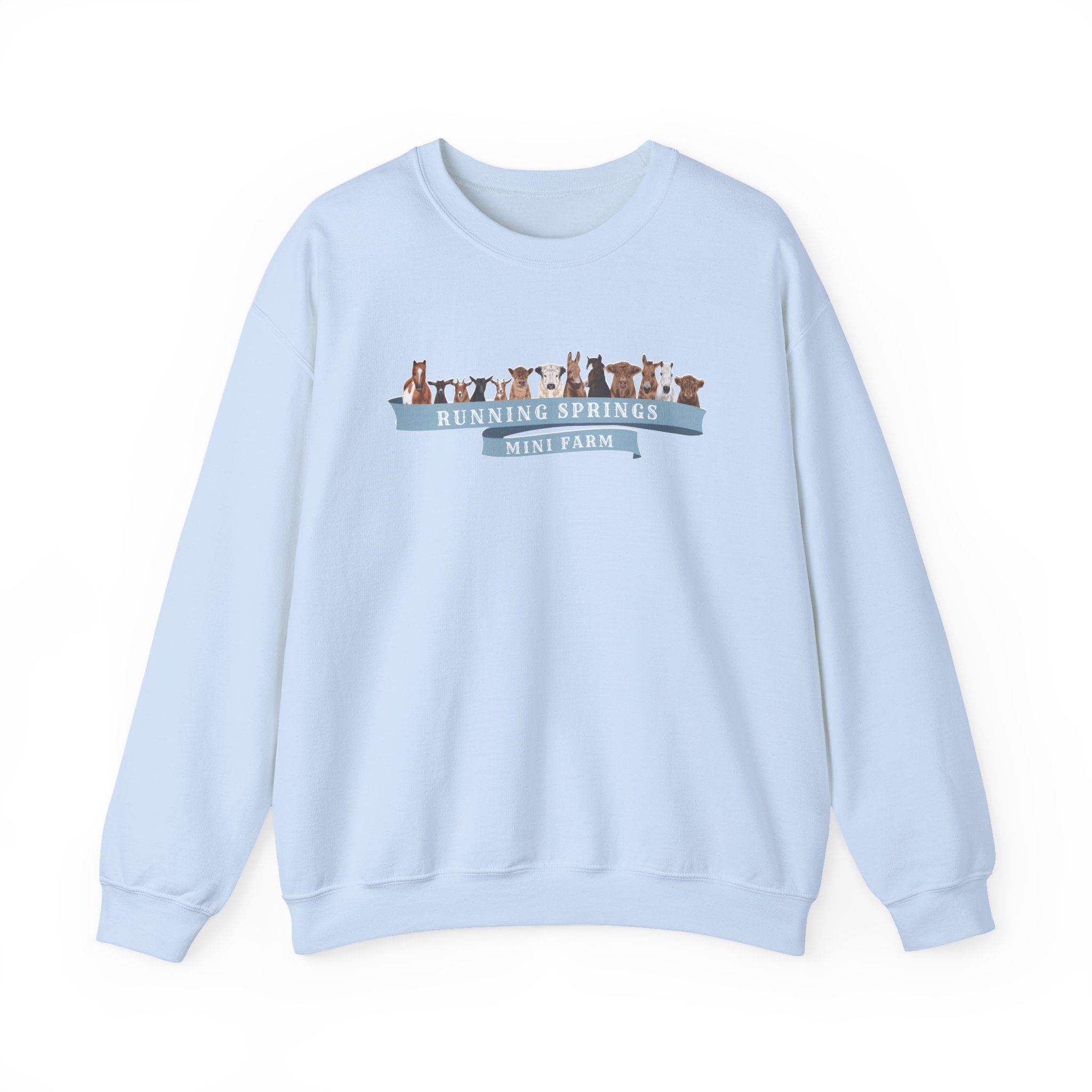 Katie Van Slyke The Mini Farm Unisex Heavy Blendâ„¢ Crewneck Sweatshirt