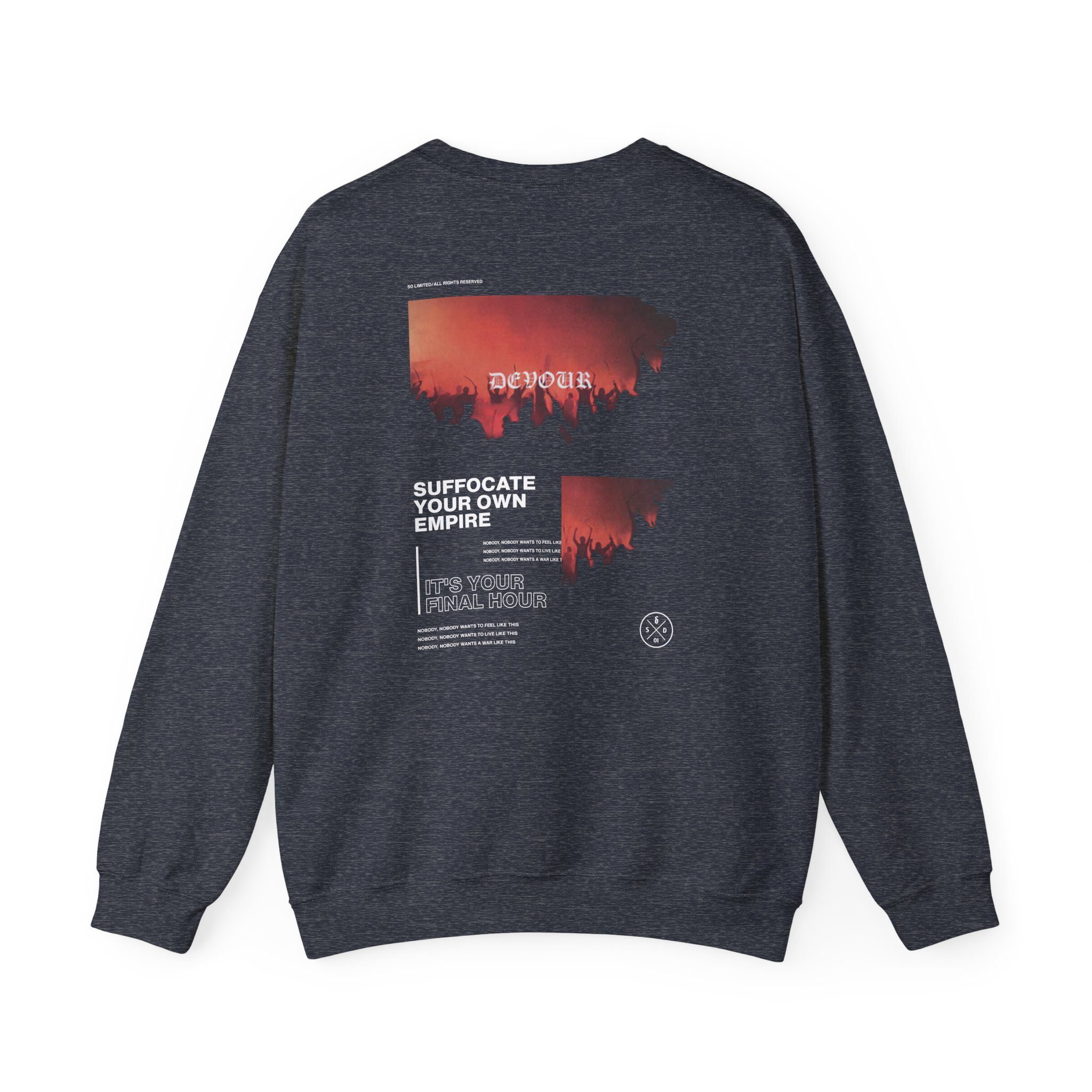 Shinedown Devour Unisex Heavy Blendâ„¢ Crewneck Sweatshirt