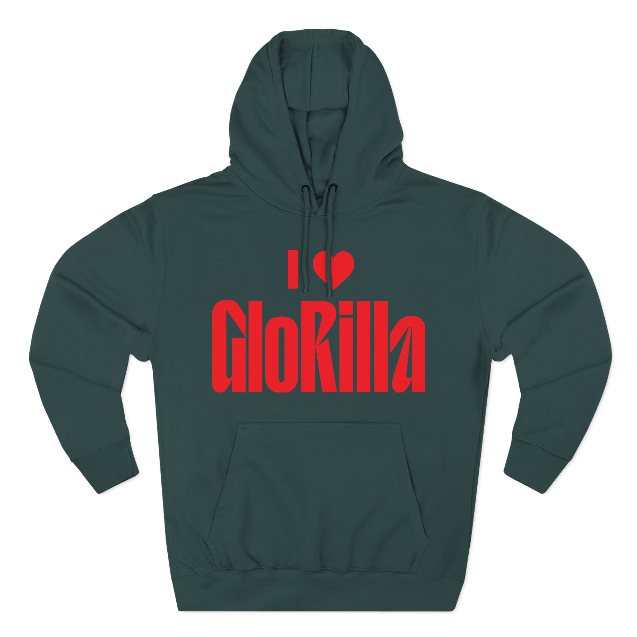 I Love Glorilla Three-Panel Fleece Hoodie