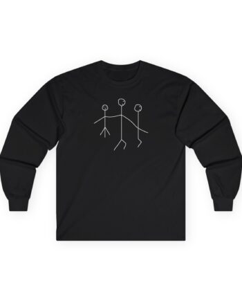 Leith Ross Stick Figures Unisex Ultra Cotton Long Sleeve Tee