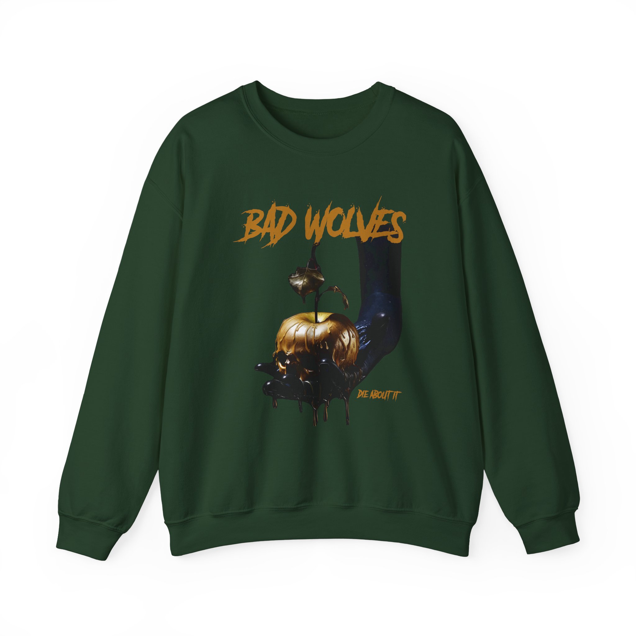 Bad Wolves Die About It Tracklist Unisex Heavy Blendâ„¢ Crewneck Sweatshirt