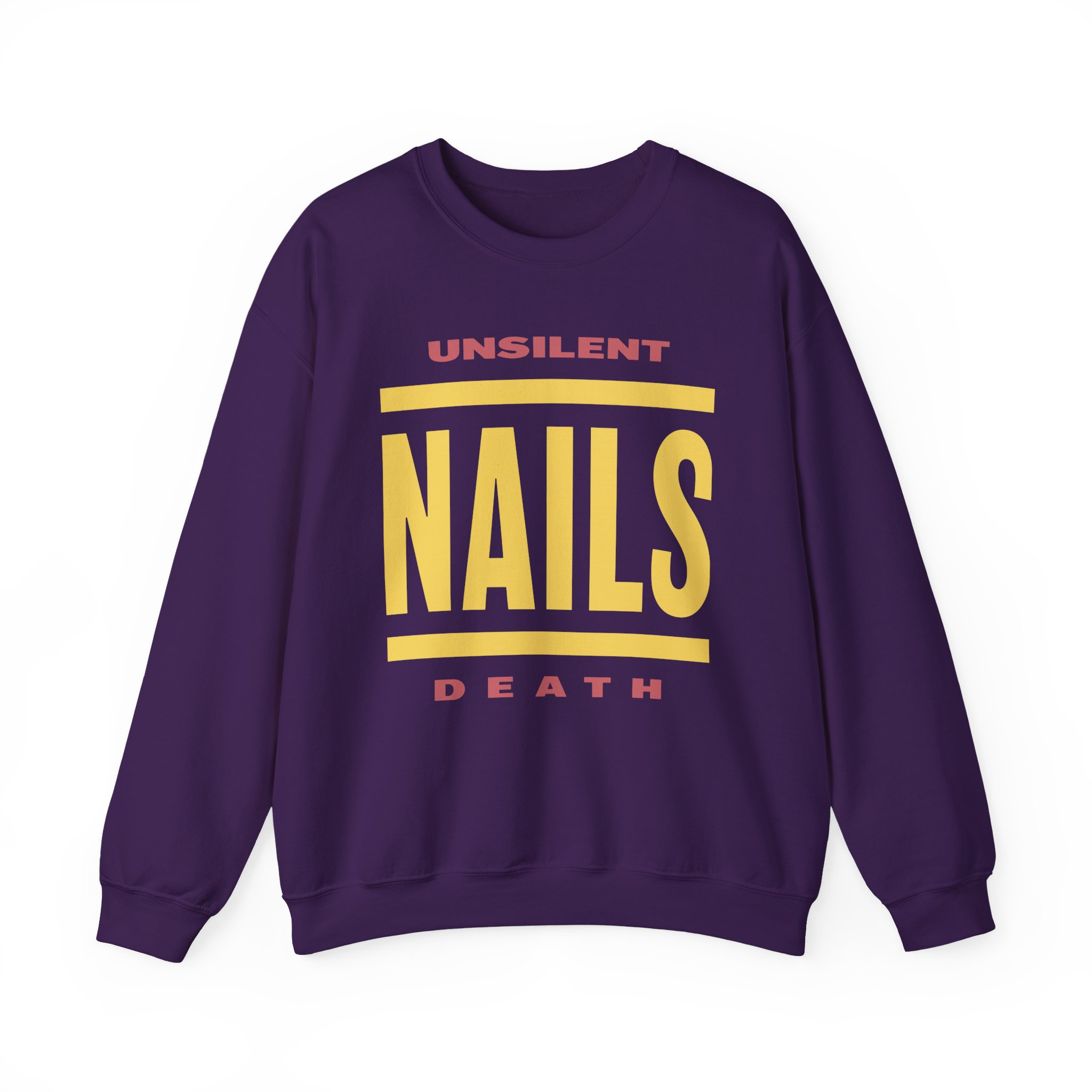 Nails Bold Lines Unisex Heavy Blendâ„¢ Crewneck Sweatshirt