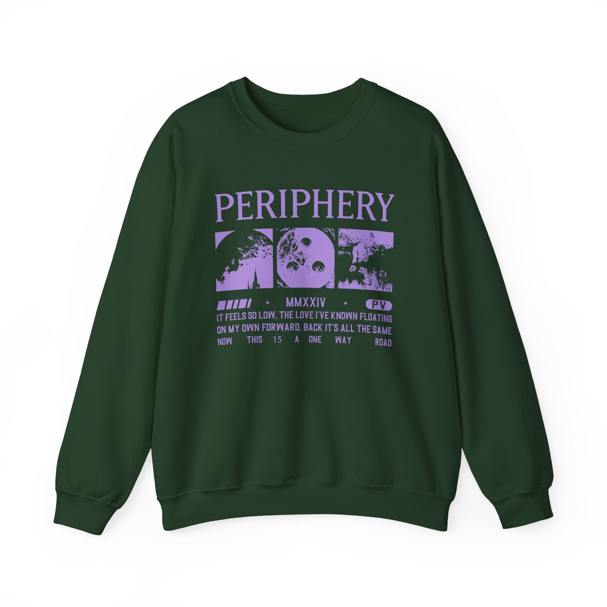 Periphery Album Collage Long Unisex Heavy Blendâ„¢ Crewneck Sweatshirt