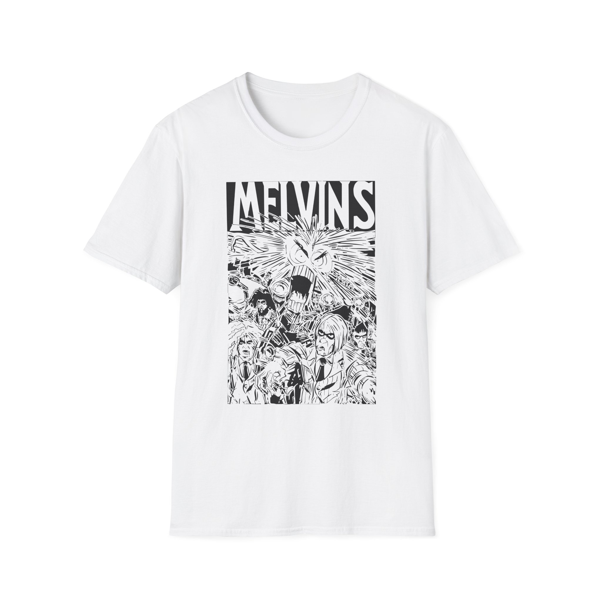 Melvins Album Concert Unisex Softstyle T-Shirt