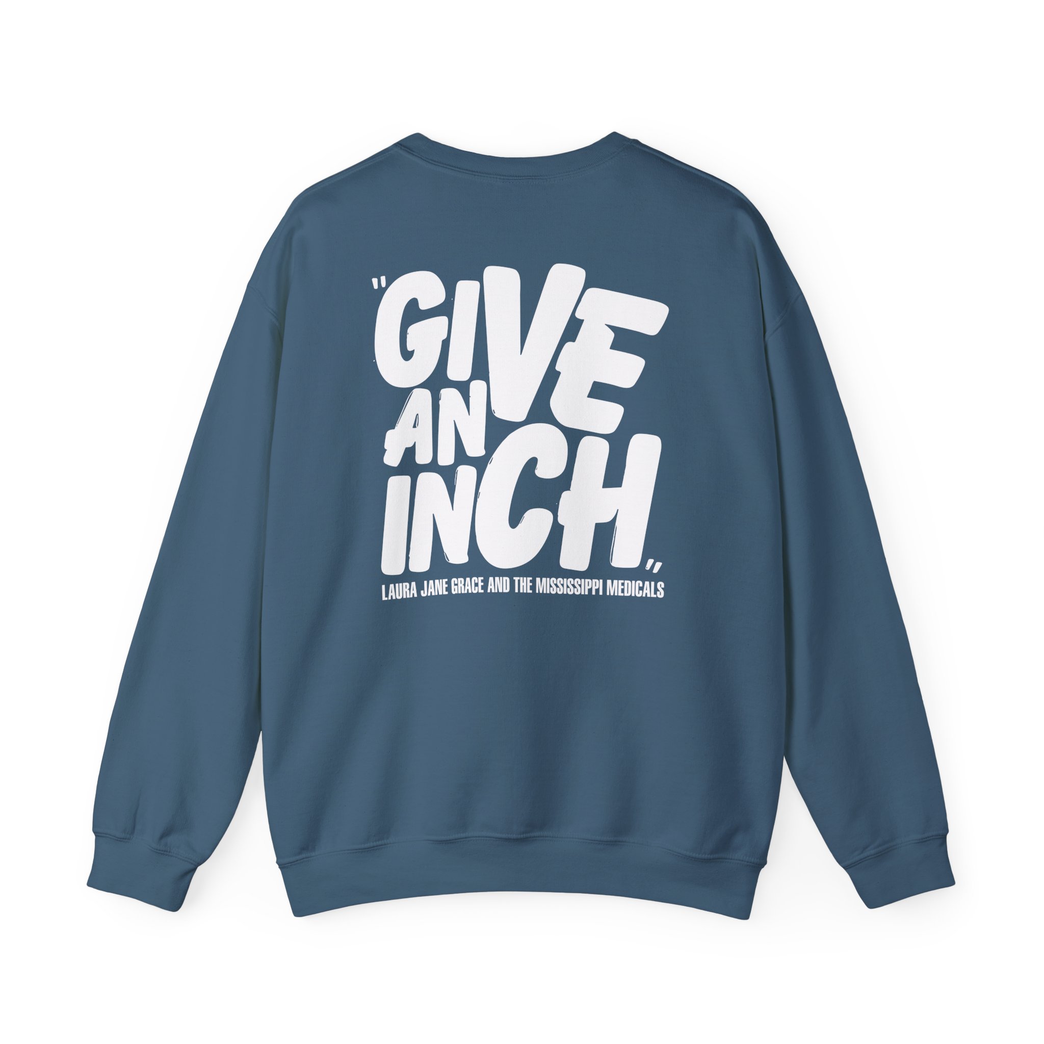 Laura Jane Grace Give an Inch Unisex Heavy Blendâ„¢ Crewneck Sweatshirt