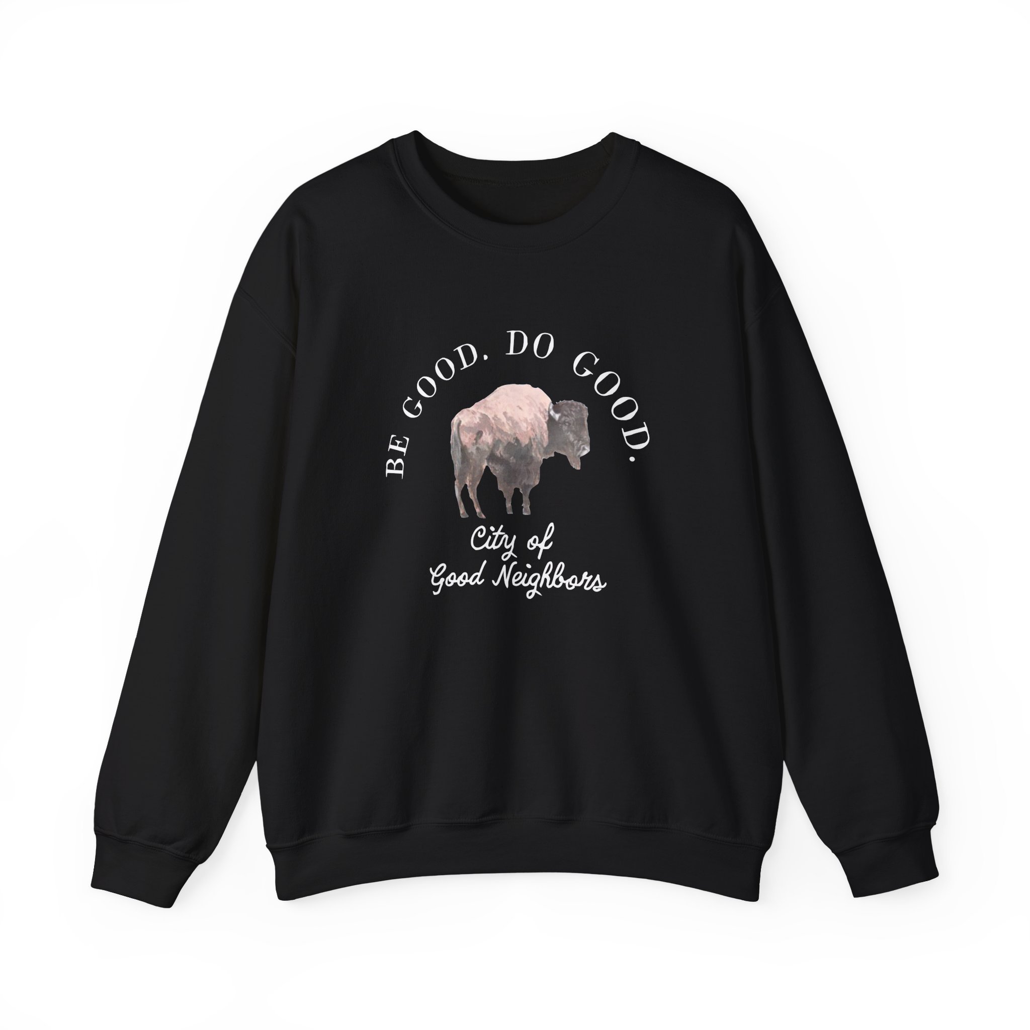 Good Neighbours Be Good. Do Good. Unisex Heavy Blendâ„¢ Crewneck Sweatshirt