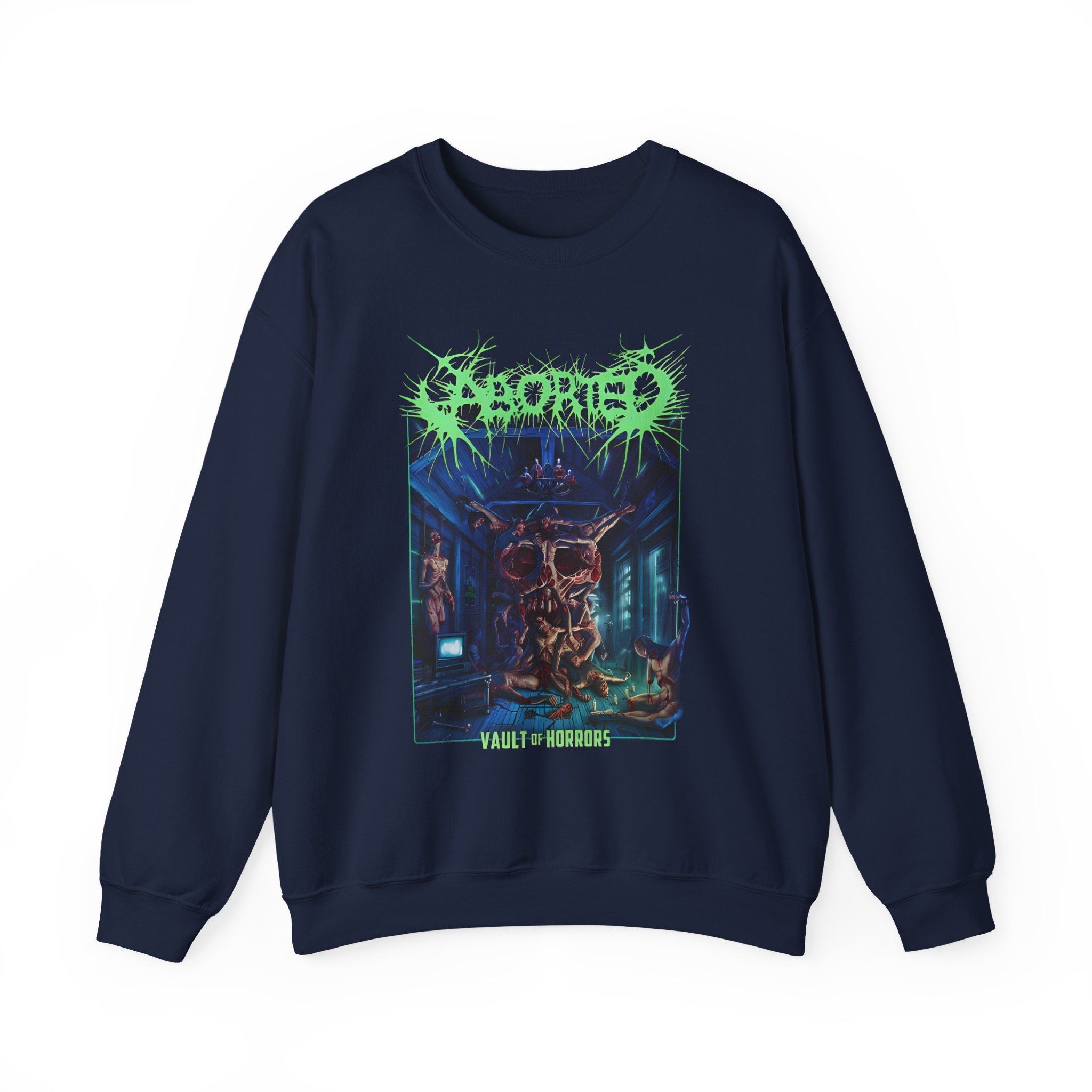 Aborted Vault of Horrors Unisex Heavy Blendâ„¢ Crewneck Sweatshirt