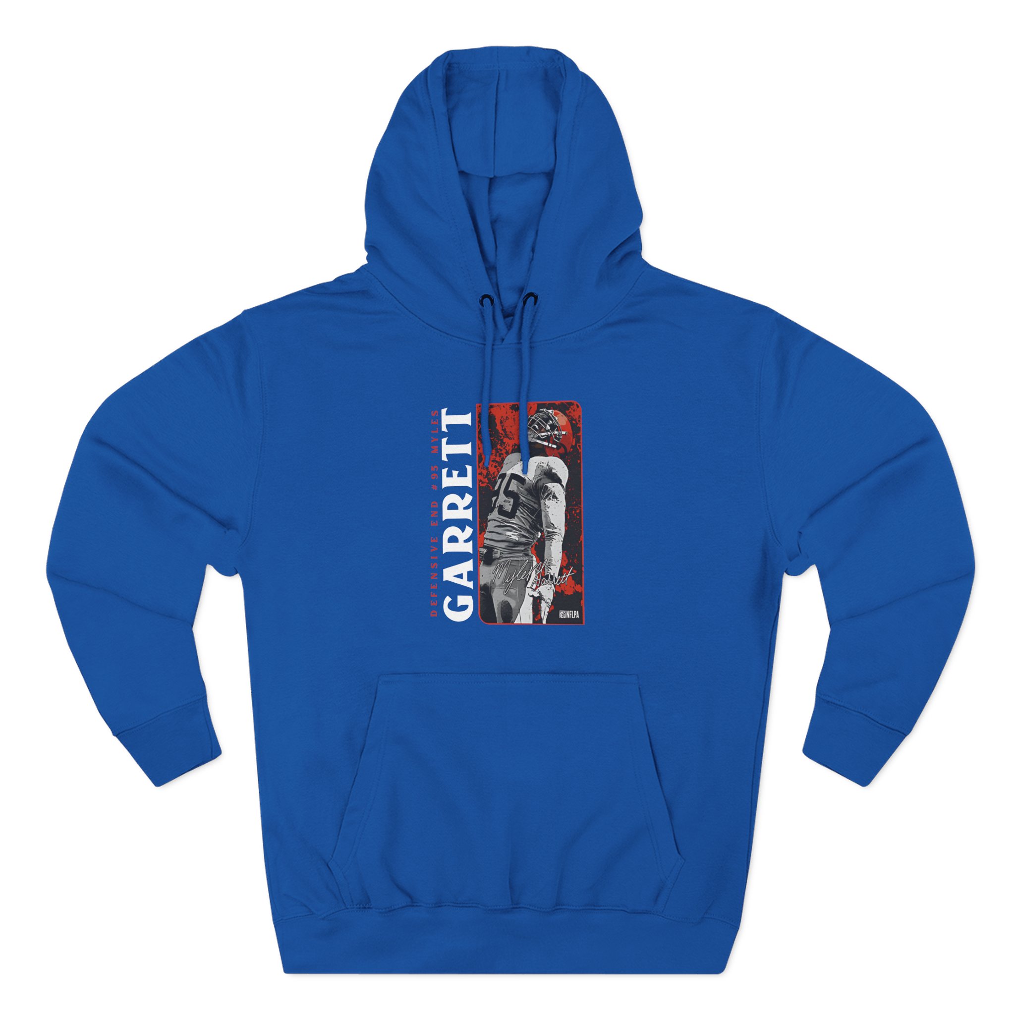 Myles Garrett Three-Panel Fleece Hoodie