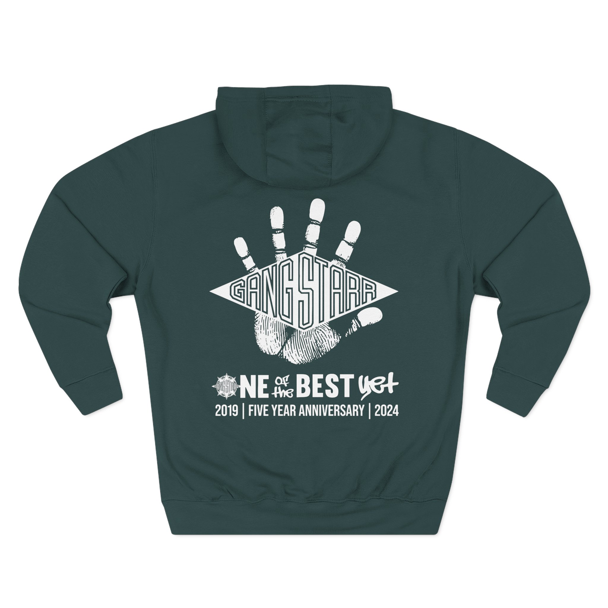 Gang Starr Ootby Fifth Anniversary Three-Panel Fleece Hoodie