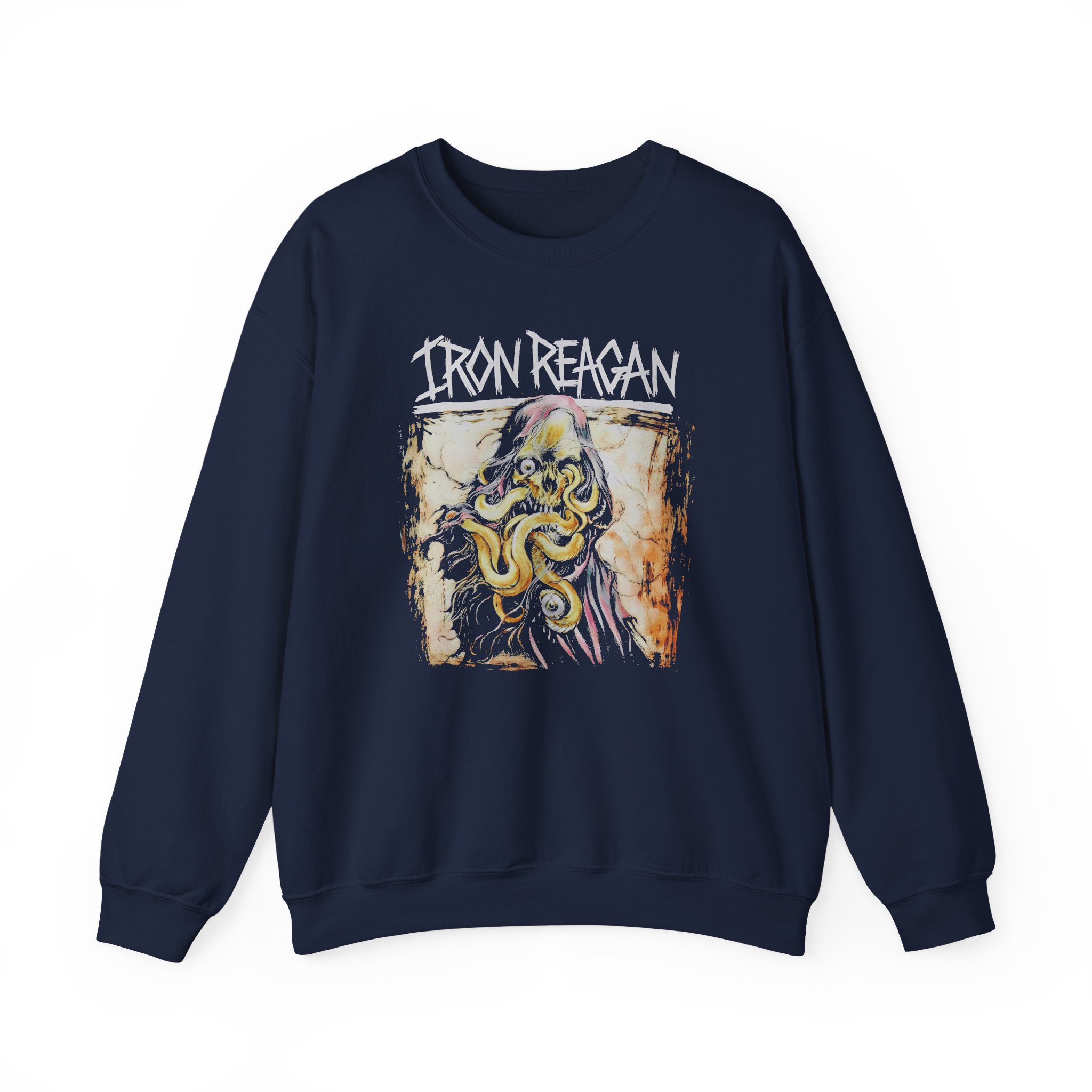 Iron Reagan Tentacle Skull Unisex Heavy Blendâ„¢ Crewneck Sweatshirt