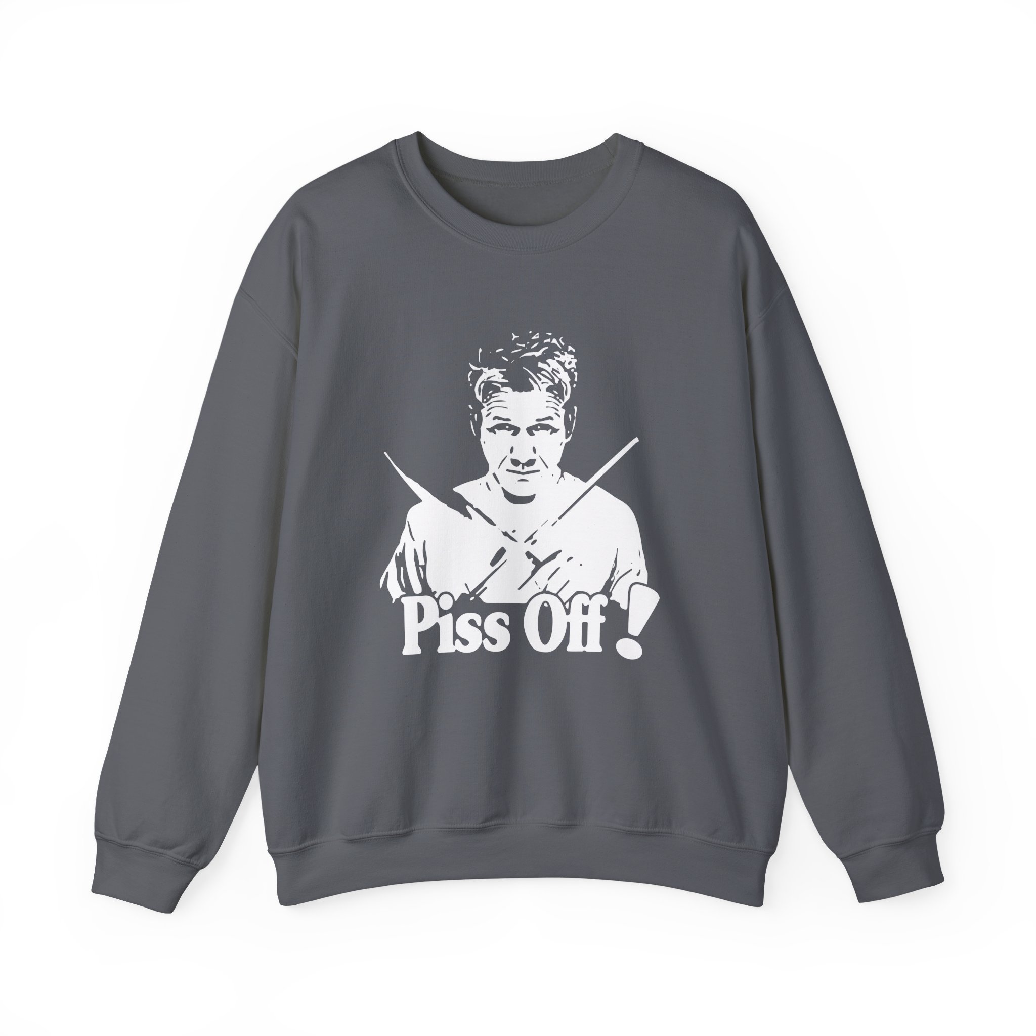 Gordon Ramsay Chef Piss Off Unisex Heavy Blendâ„¢ Crewneck Sweatshirt