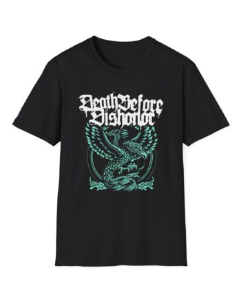 Death Before Dishonor Phoenix Unisex Softstyle T-Shirt