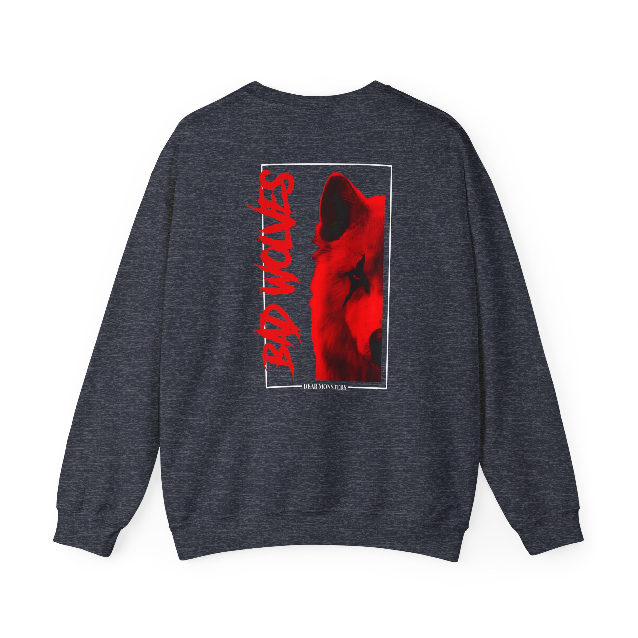 Bad Wolves Dear Monsters Album Unisex Heavy Blendâ„¢ Crewneck Sweatshirt