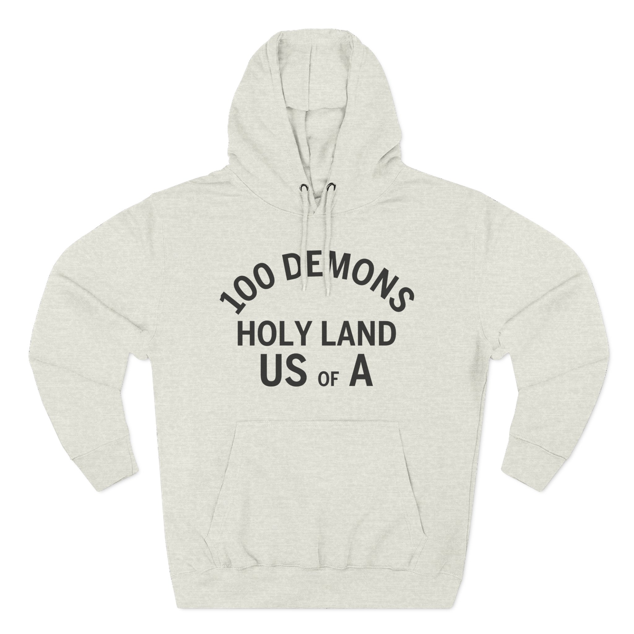 100 Demons Holyland Three-Panel Fleece Hoodie