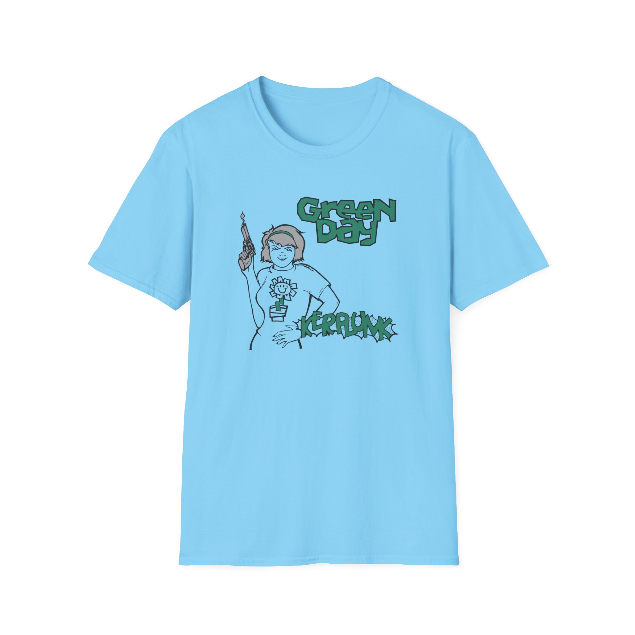 Green Day Kerplunk Baseball Unisex Softstyle T-Shirt