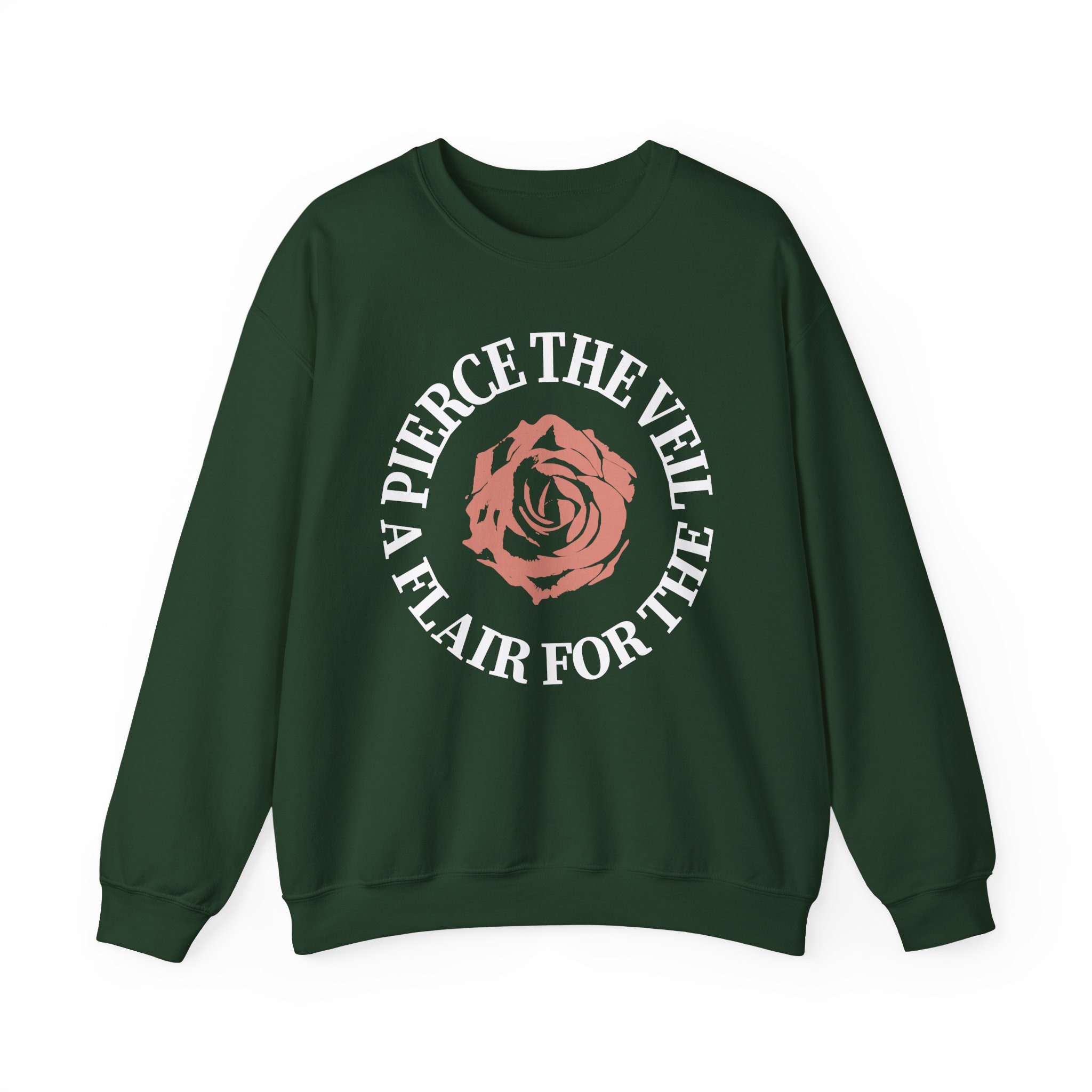 Pierce the Veil a Flair for the Dramatic Rose Unisex Heavy Blendâ„¢ Crewneck Sweatshirt