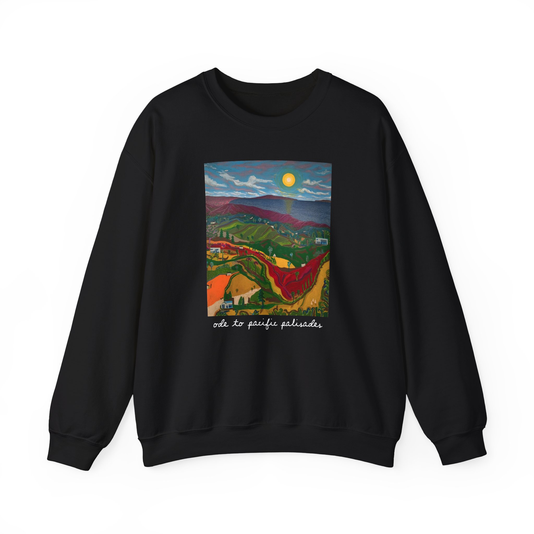 Alanis Morissette Ode to Pacific Palisades Unisex Heavy Blend Crewneck Sweatshirt