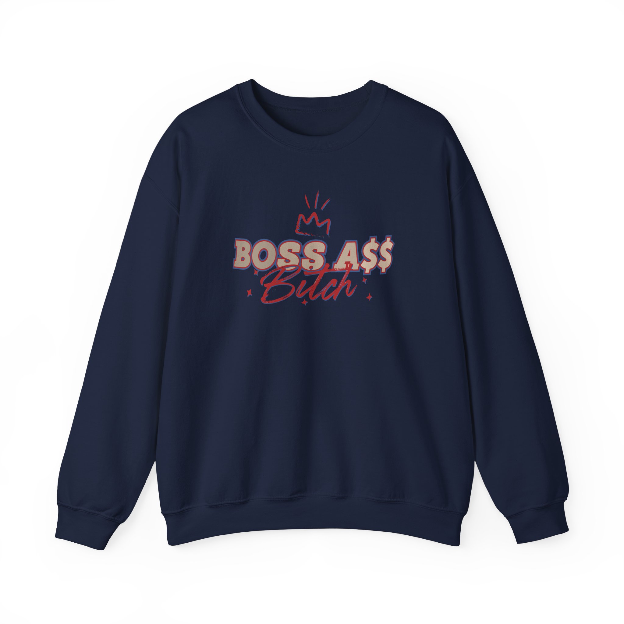 Ted Lasso Boss Ass Bitch Unisex Heavy Blendâ„¢ Crewneck Sweatshirt