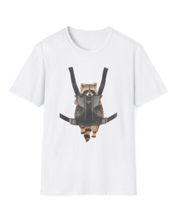 William Osman Raccoon Unisex Softstyle T-Shirt