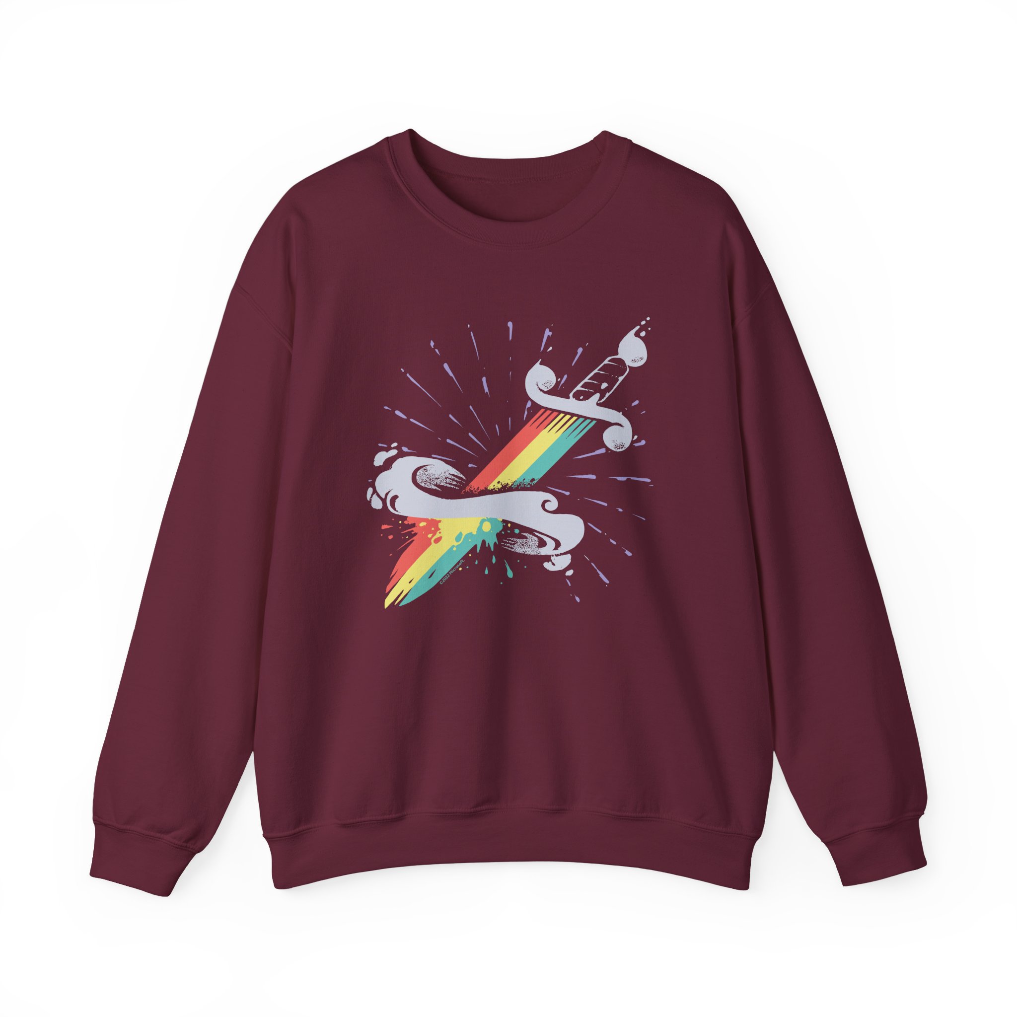 Grounded Willow Sad Stab Unisex Heavy Blendâ„¢ Crewneck Sweatshirt