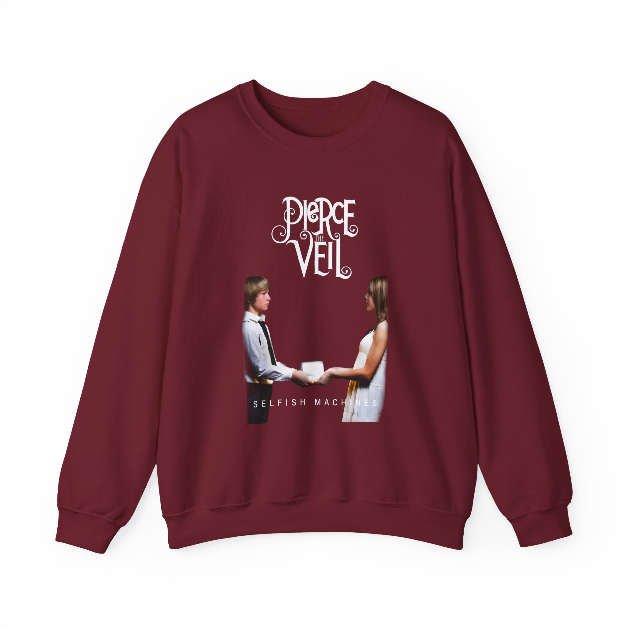 Pierce the Veil Selfish Machines Unisex Heavy Blendâ„¢ Crewneck Sweatshirt