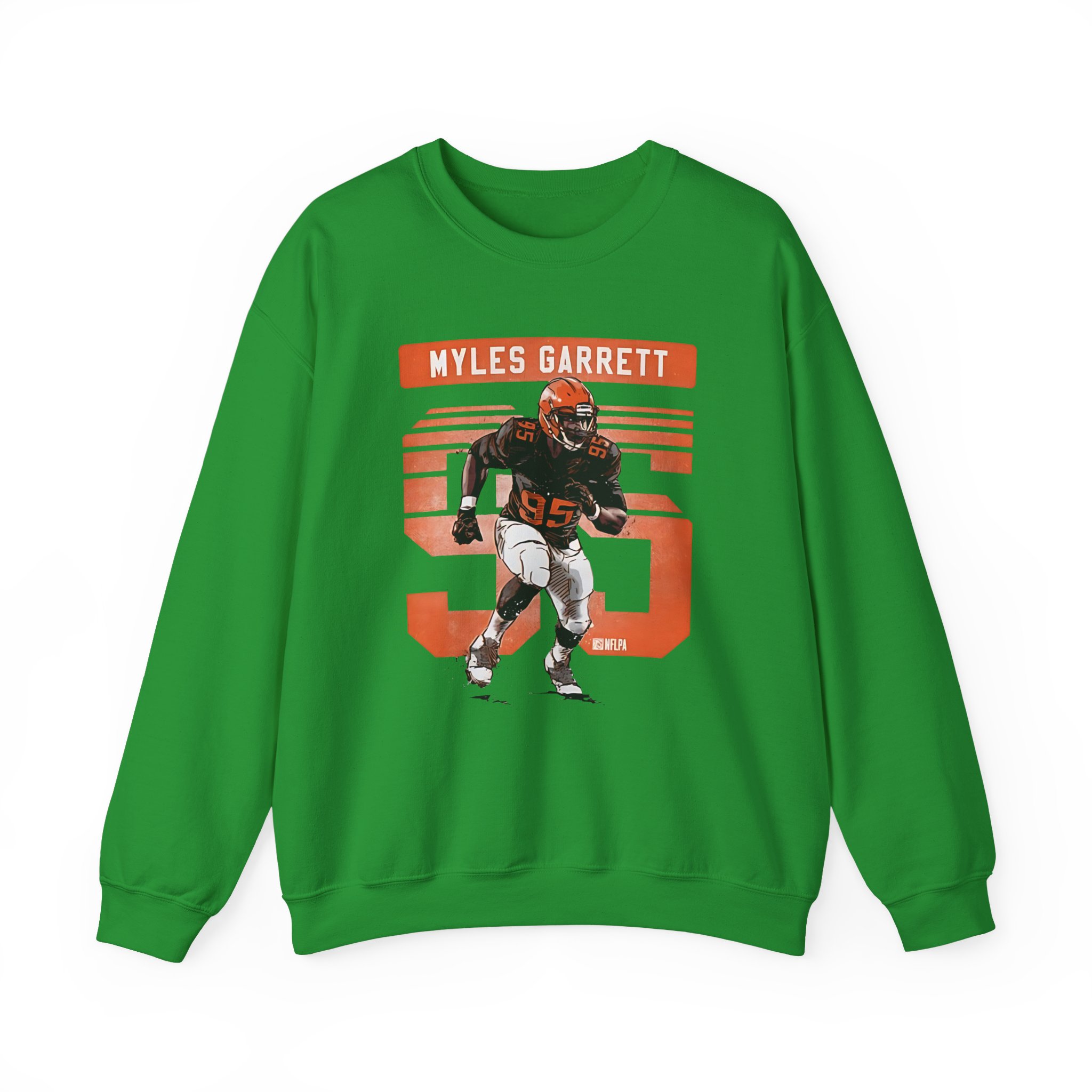 Myles Garrett Grunge Unisex Heavy Blendâ„¢ Crewneck Sweatshirt