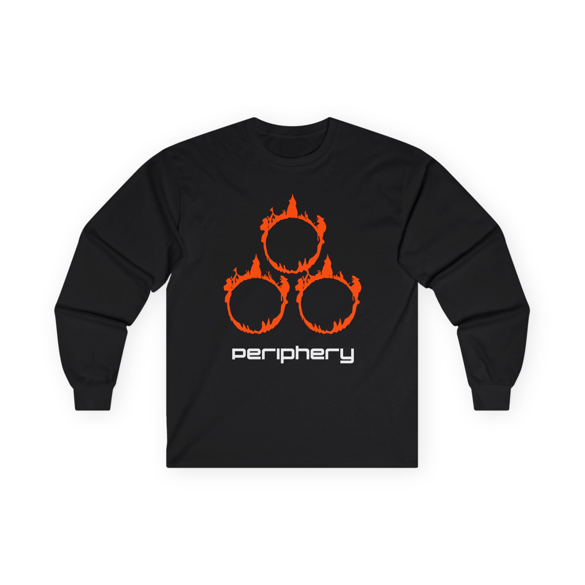 Periphery Circle Flames Unisex Ultra Cotton Long Sleeve Tee