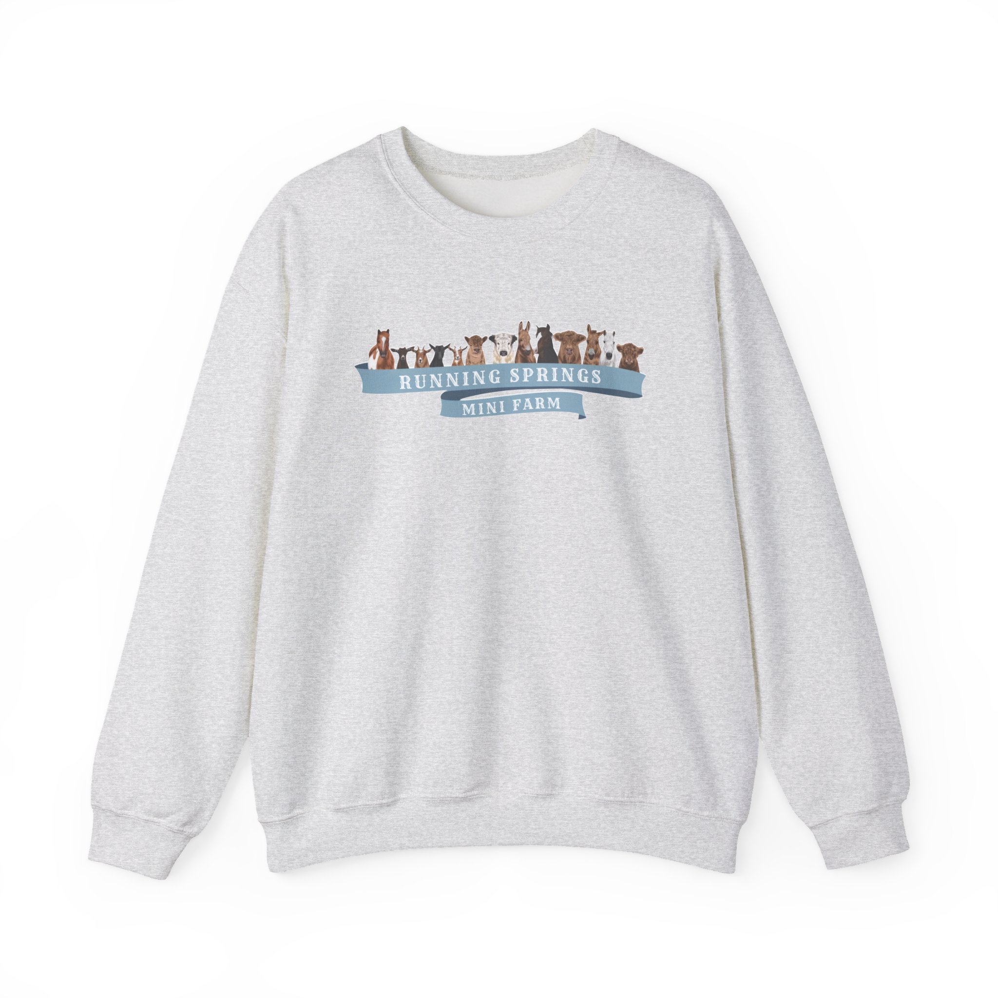Katie Van Slyke The Mini Farm Unisex Heavy Blendâ„¢ Crewneck Sweatshirt