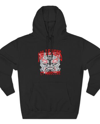 100 Demons 1998 demo Three-Panel Fleece Hoodie