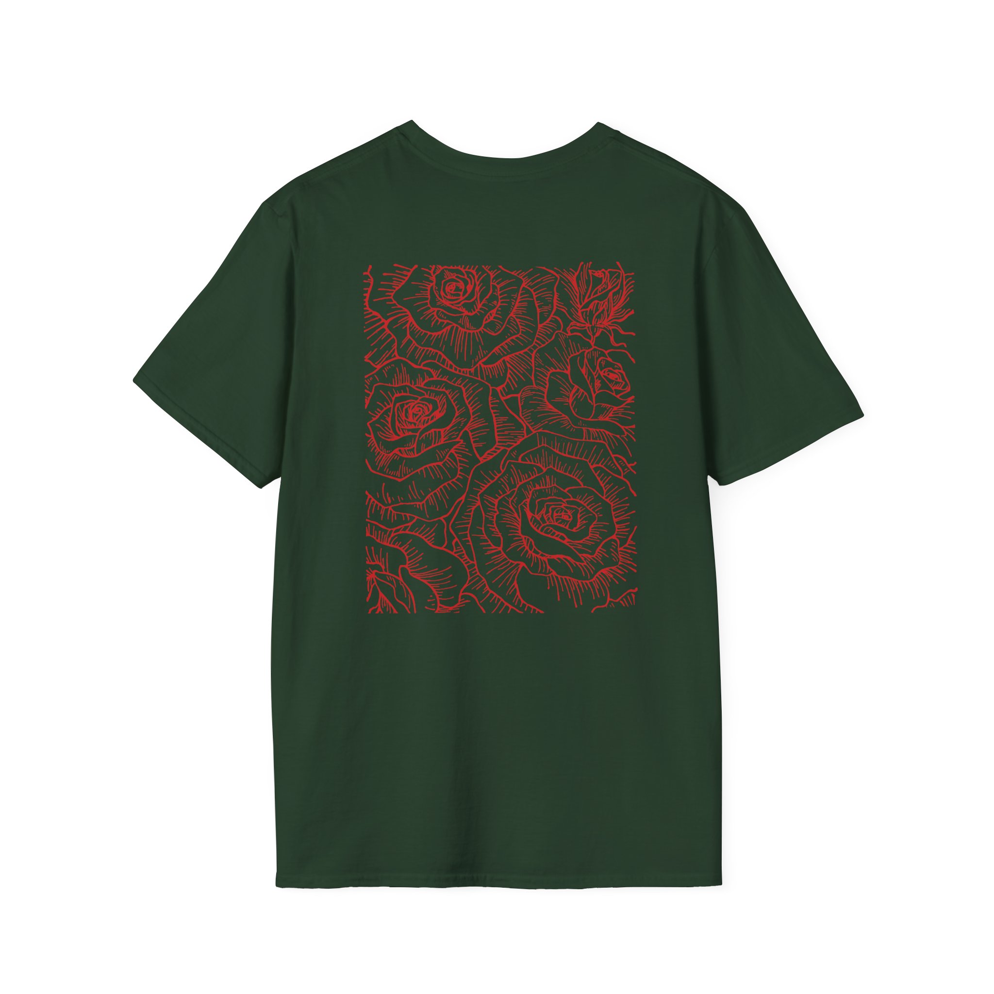 Ceremony Red Roses Unisex Softstyle T-Shirt