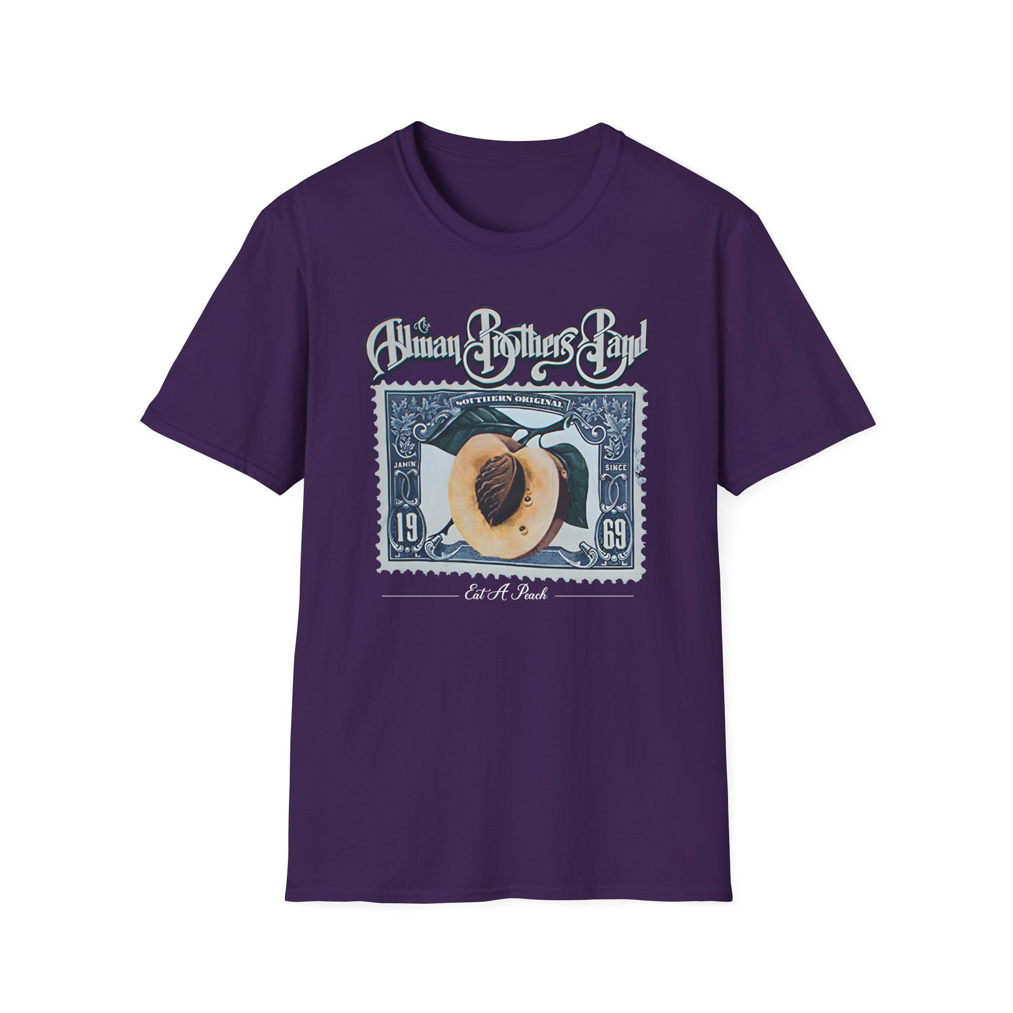 The Allman Brothers Peach Stamp Unisex Softstyle T-Shirt