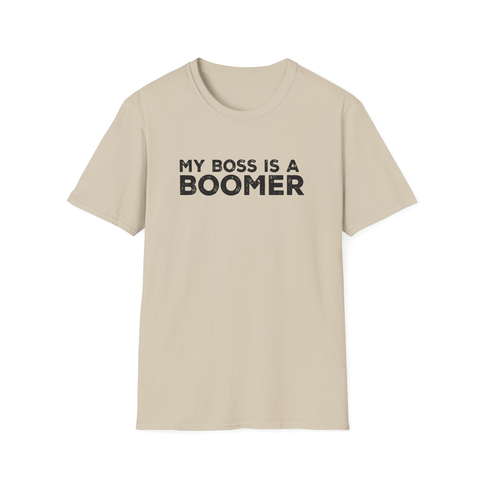 Kat Timpf My Boss is a Boomer Unisex Softstyle T-Shirt